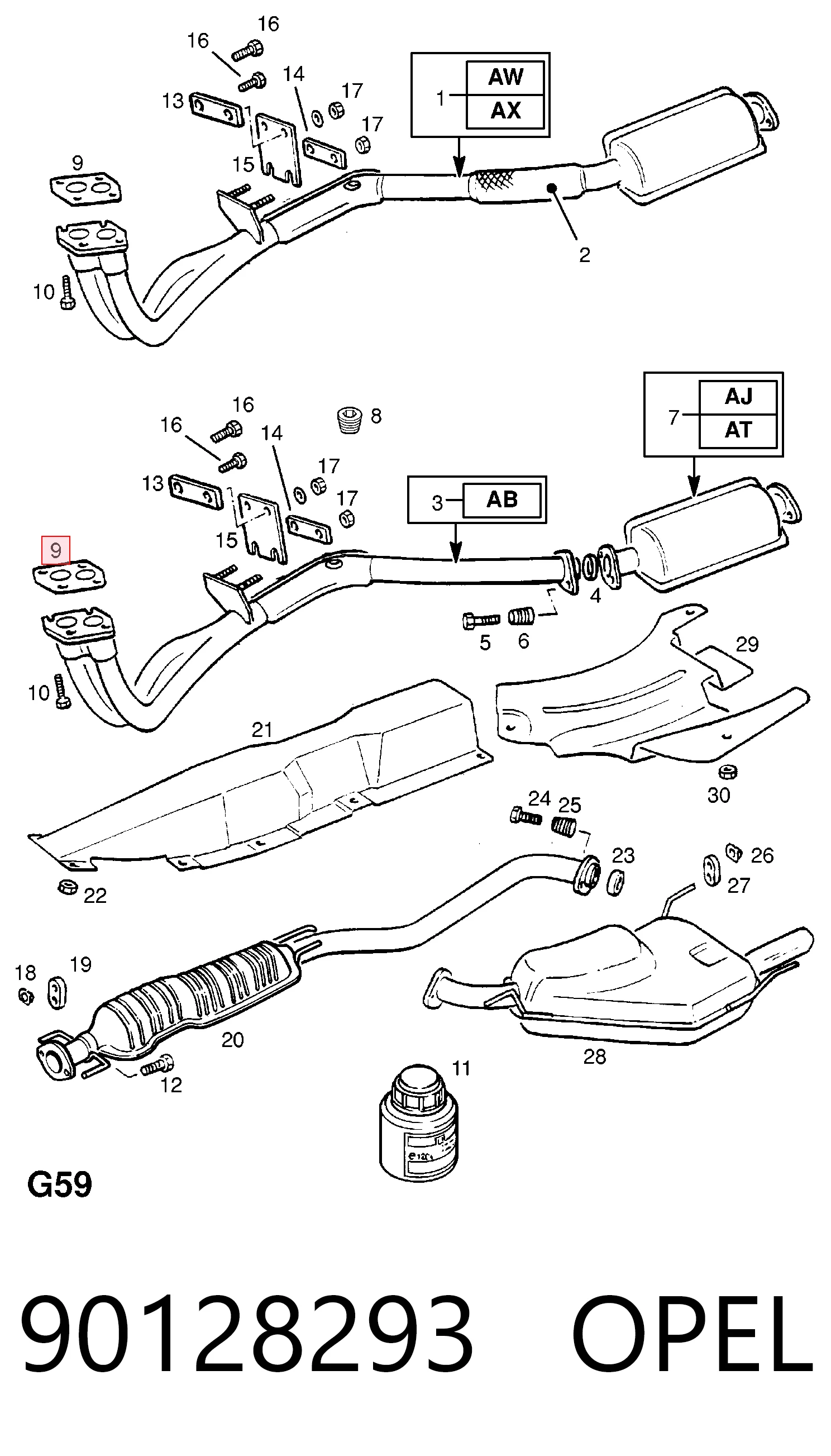 90128293 Opel
