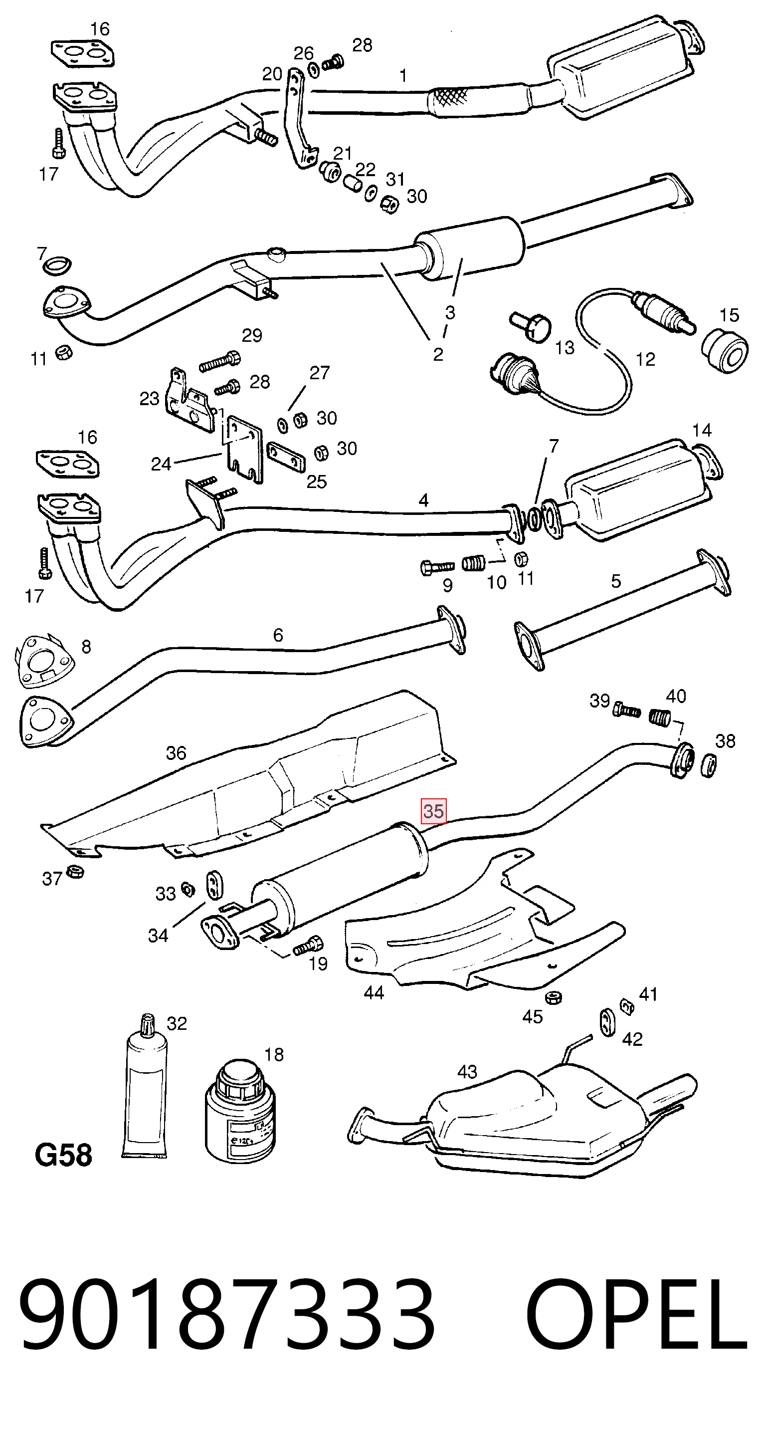 90187333 Opel