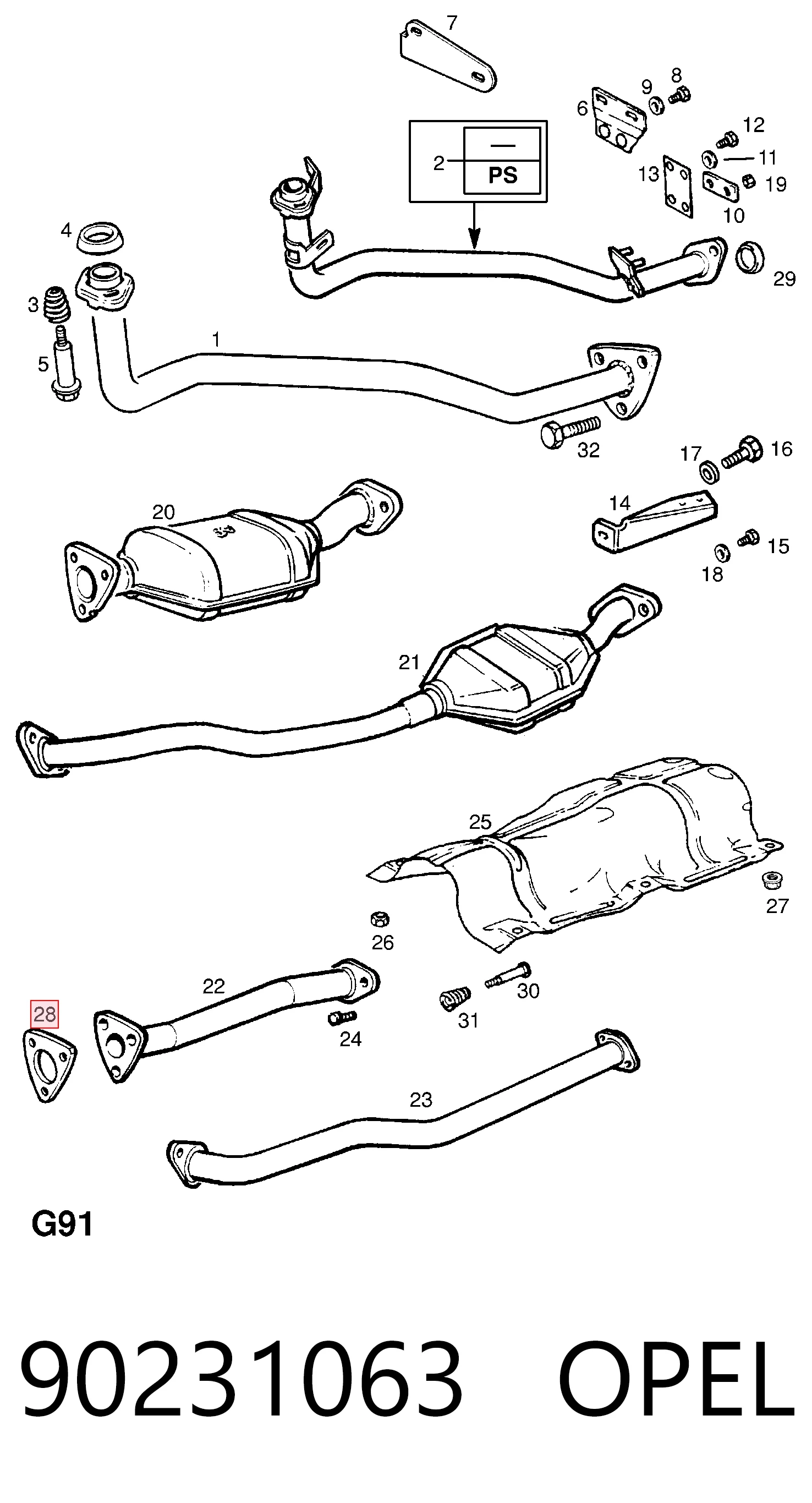 90231063 Opel