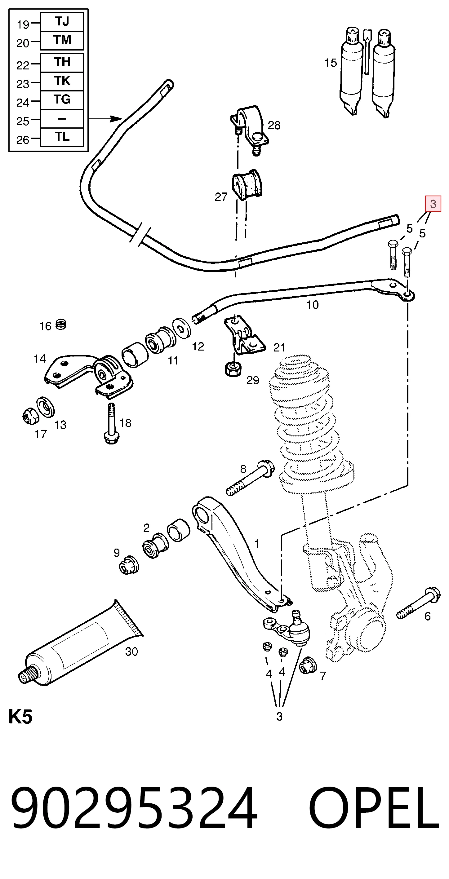 90295324 Opel