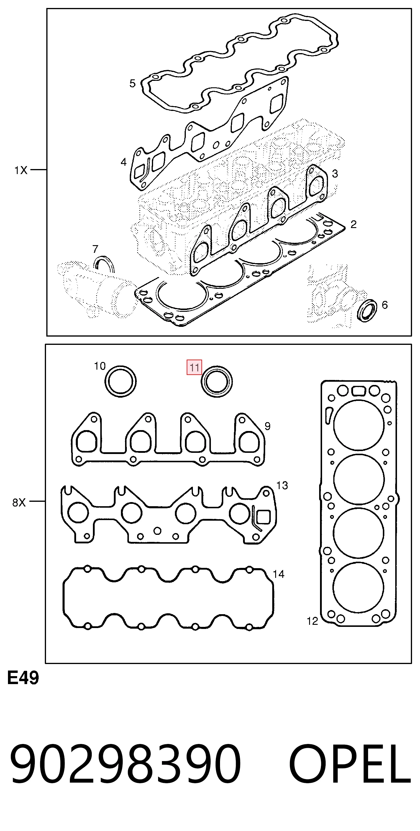90298390 Opel