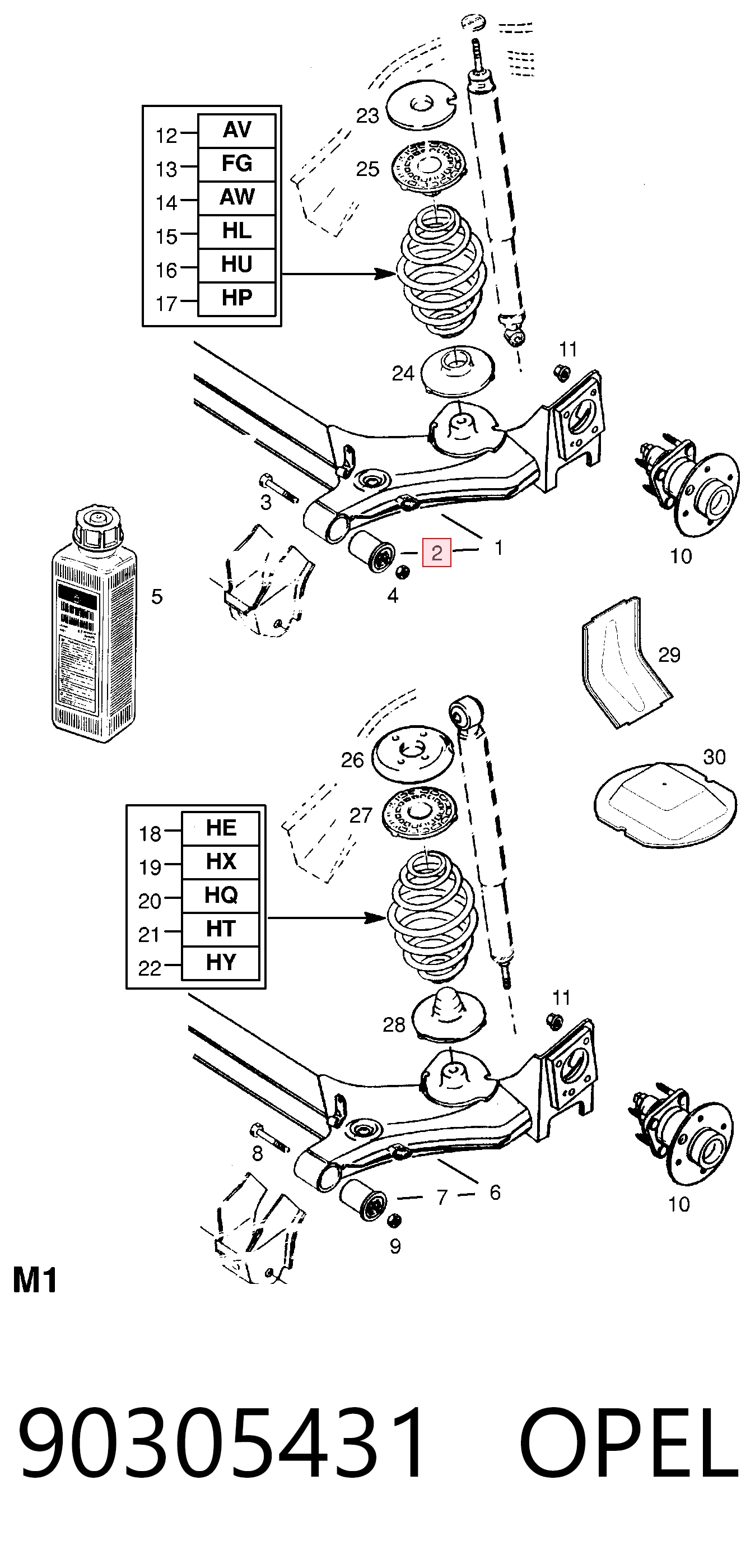 90305431 Opel