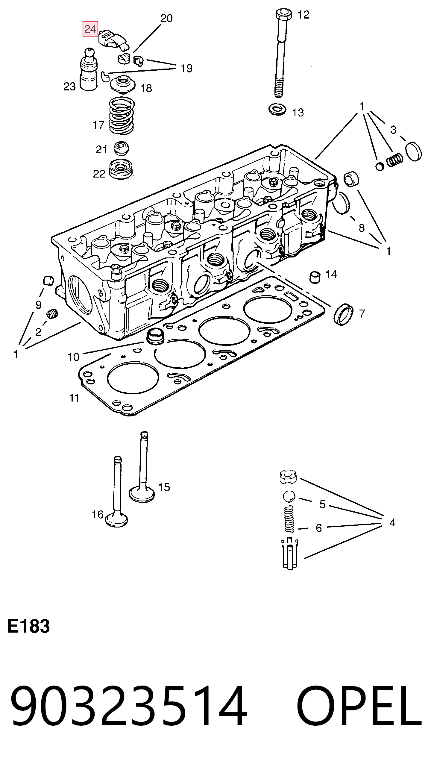  Vectra  hatchback (1988-1995) original desde 8,39 €