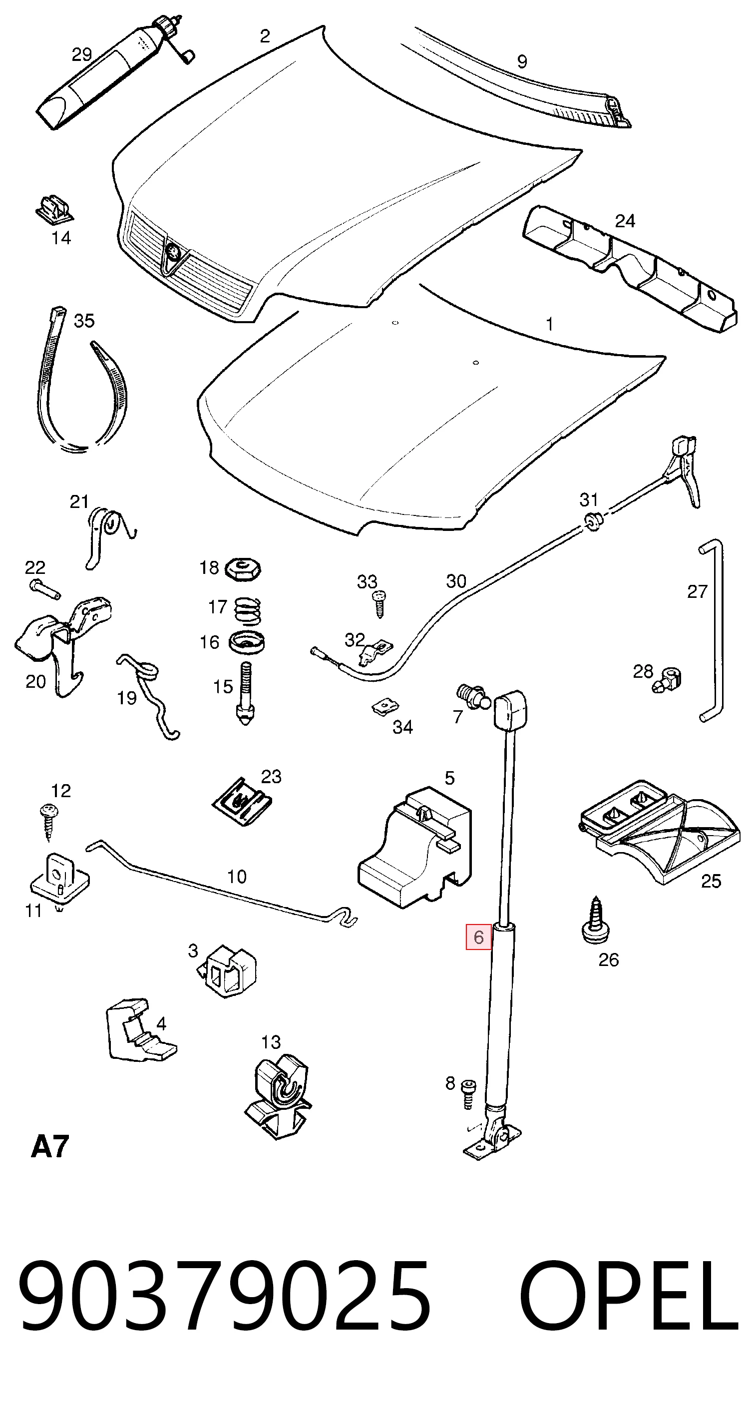 90379025 Opel