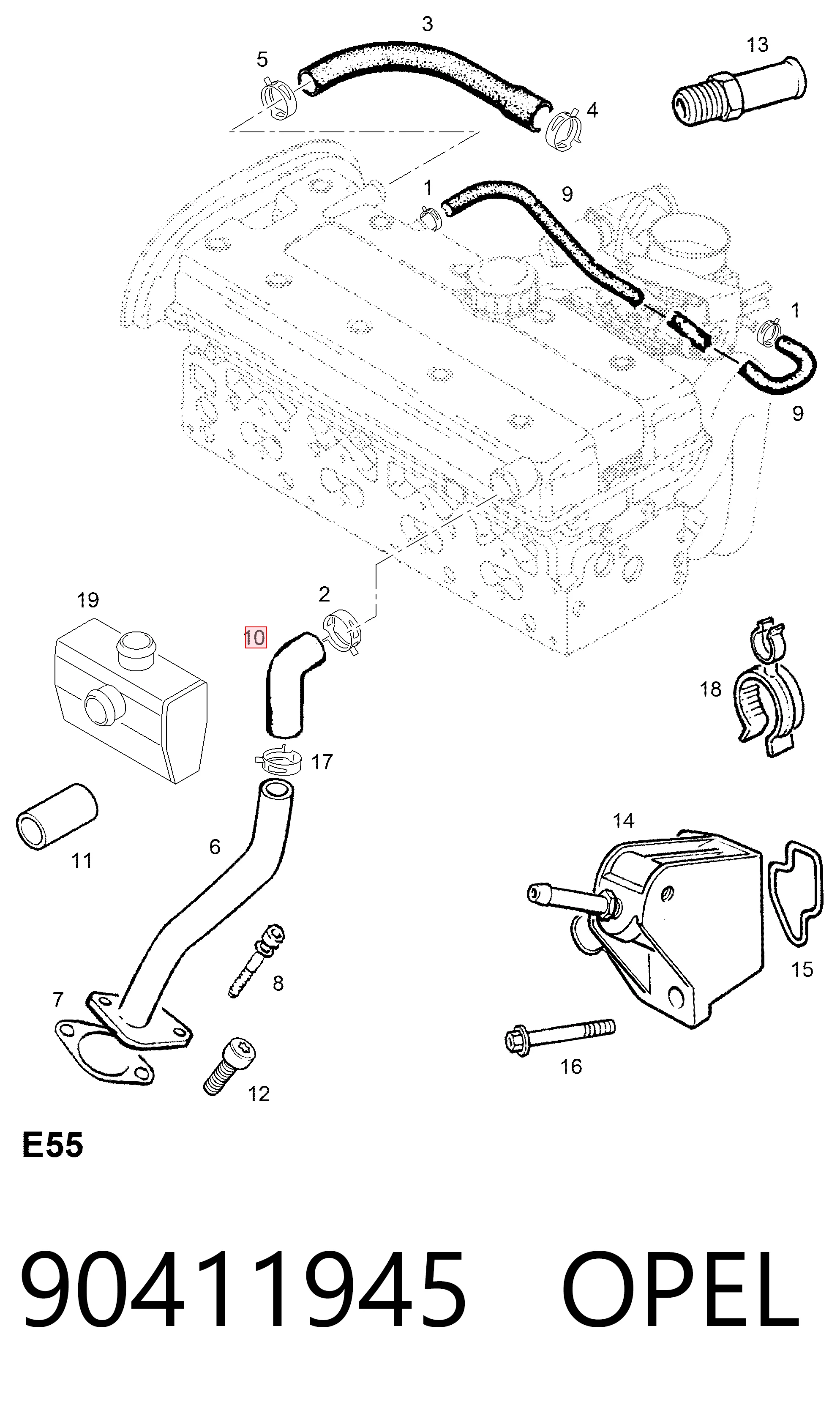  para Opel Frontera  (6B)