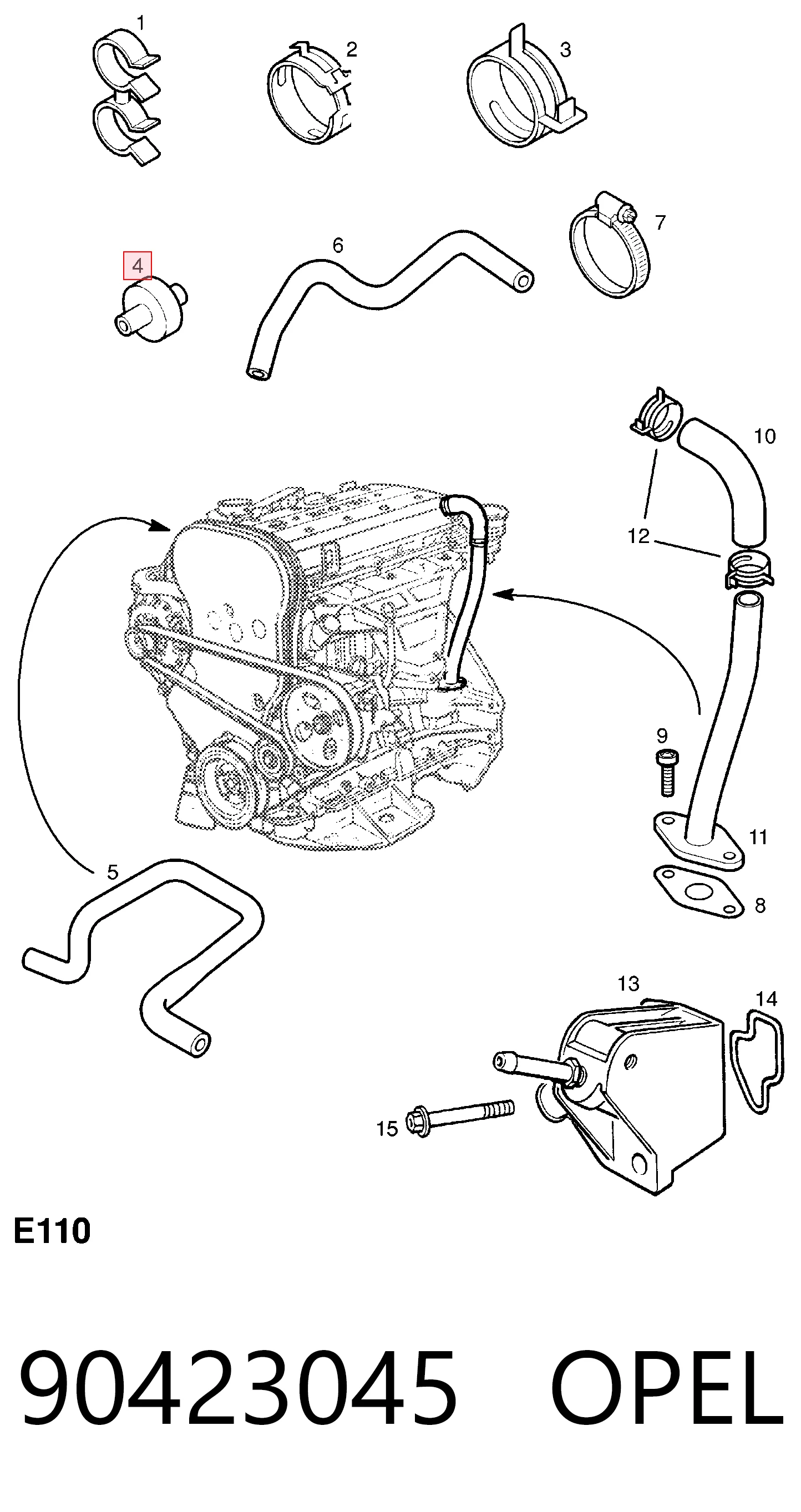 Válvula PCV de ventilação dos gases de cárter General Motors 656854 preço, a partir de 30,48 USD
