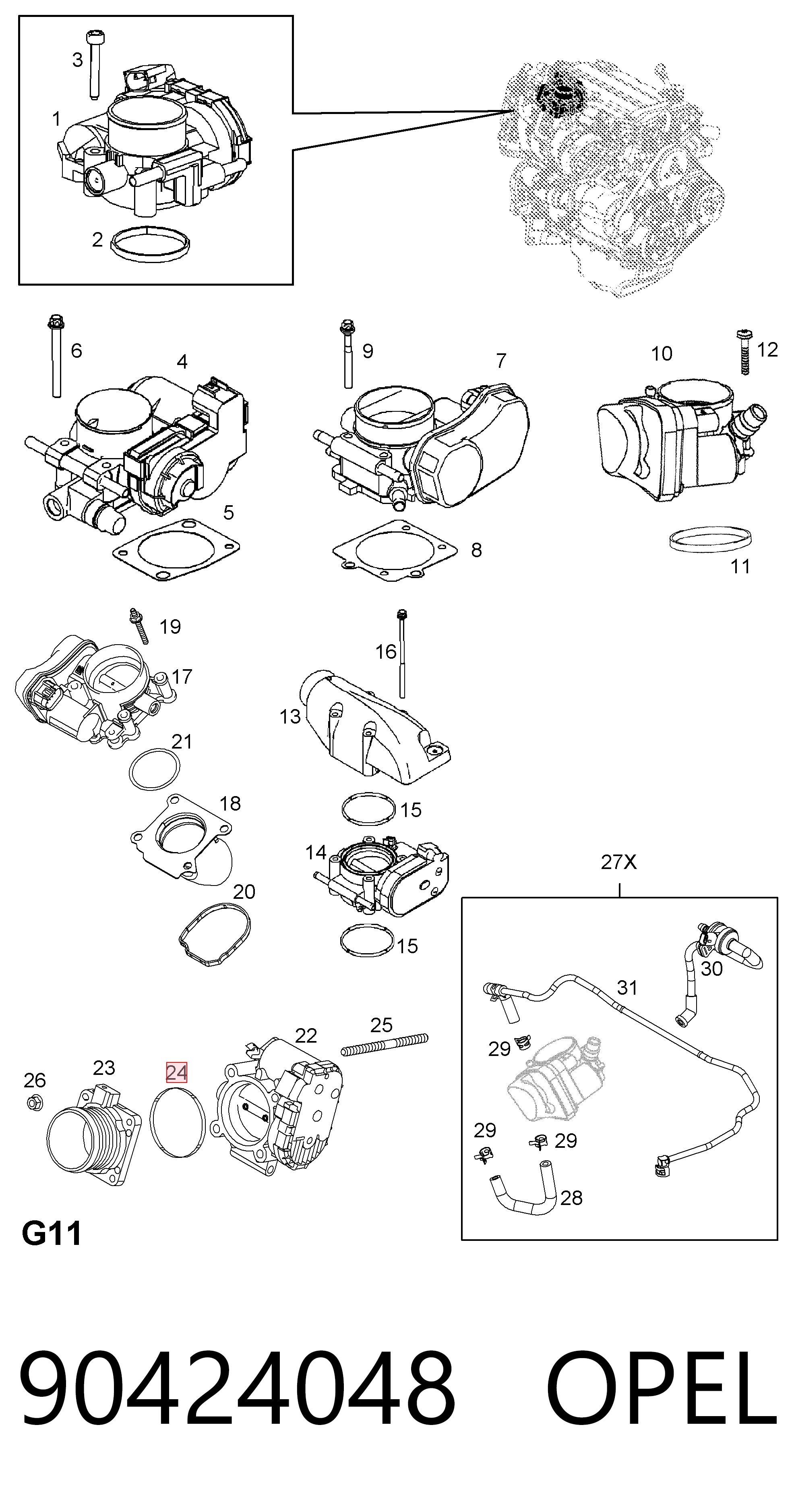 90424048 Opel