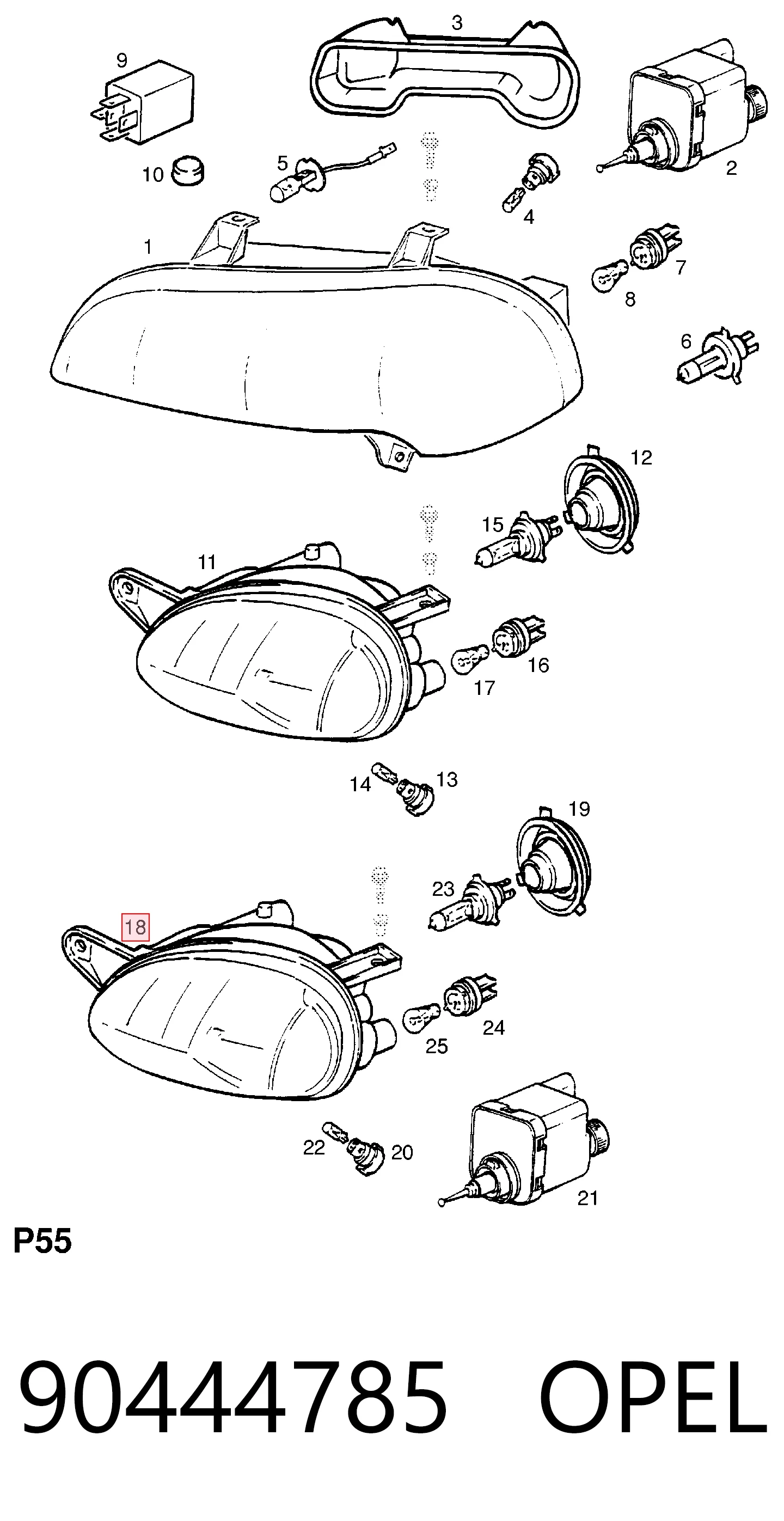 90444785 Opel