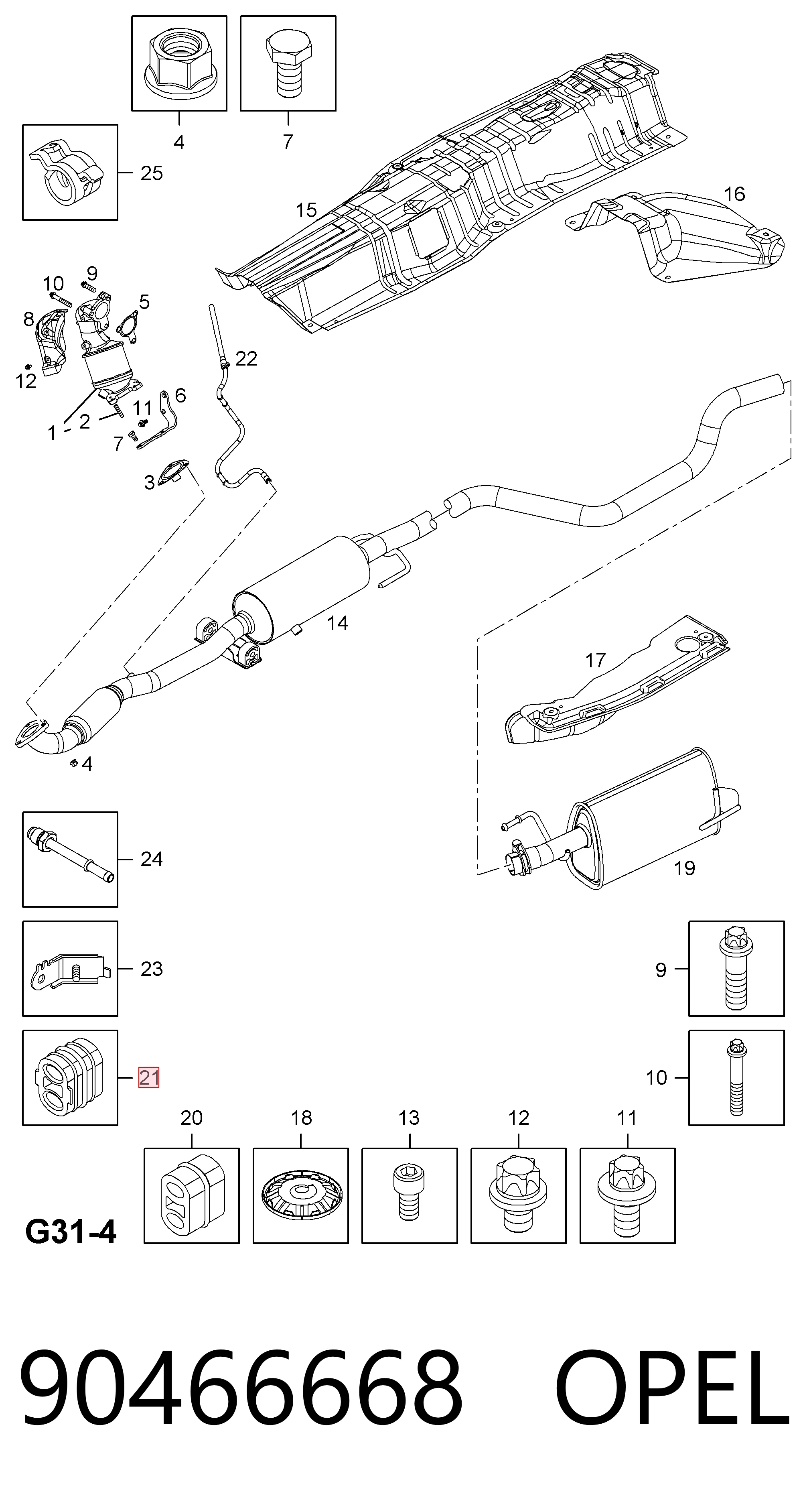 para Opel Combo  ()