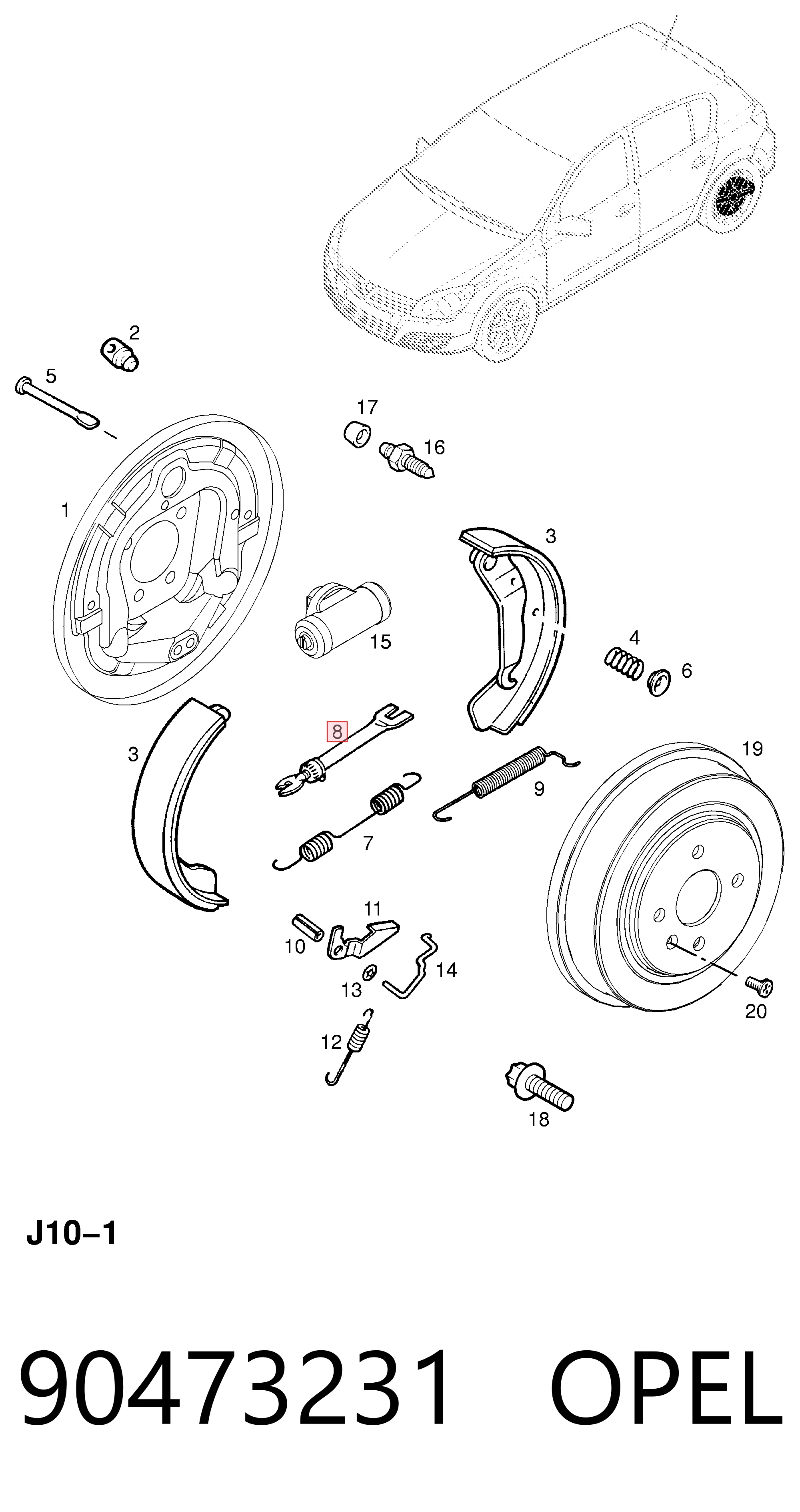 90473231 Opel