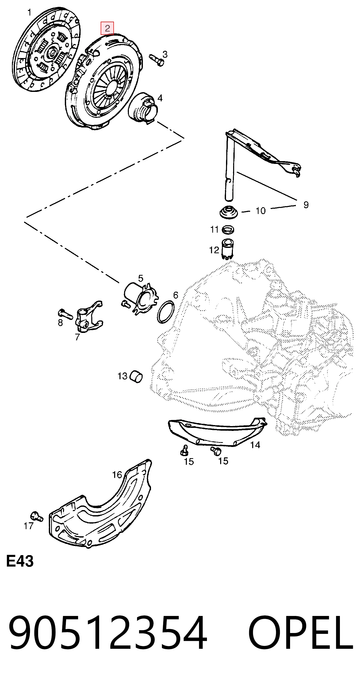 90512354 Opel