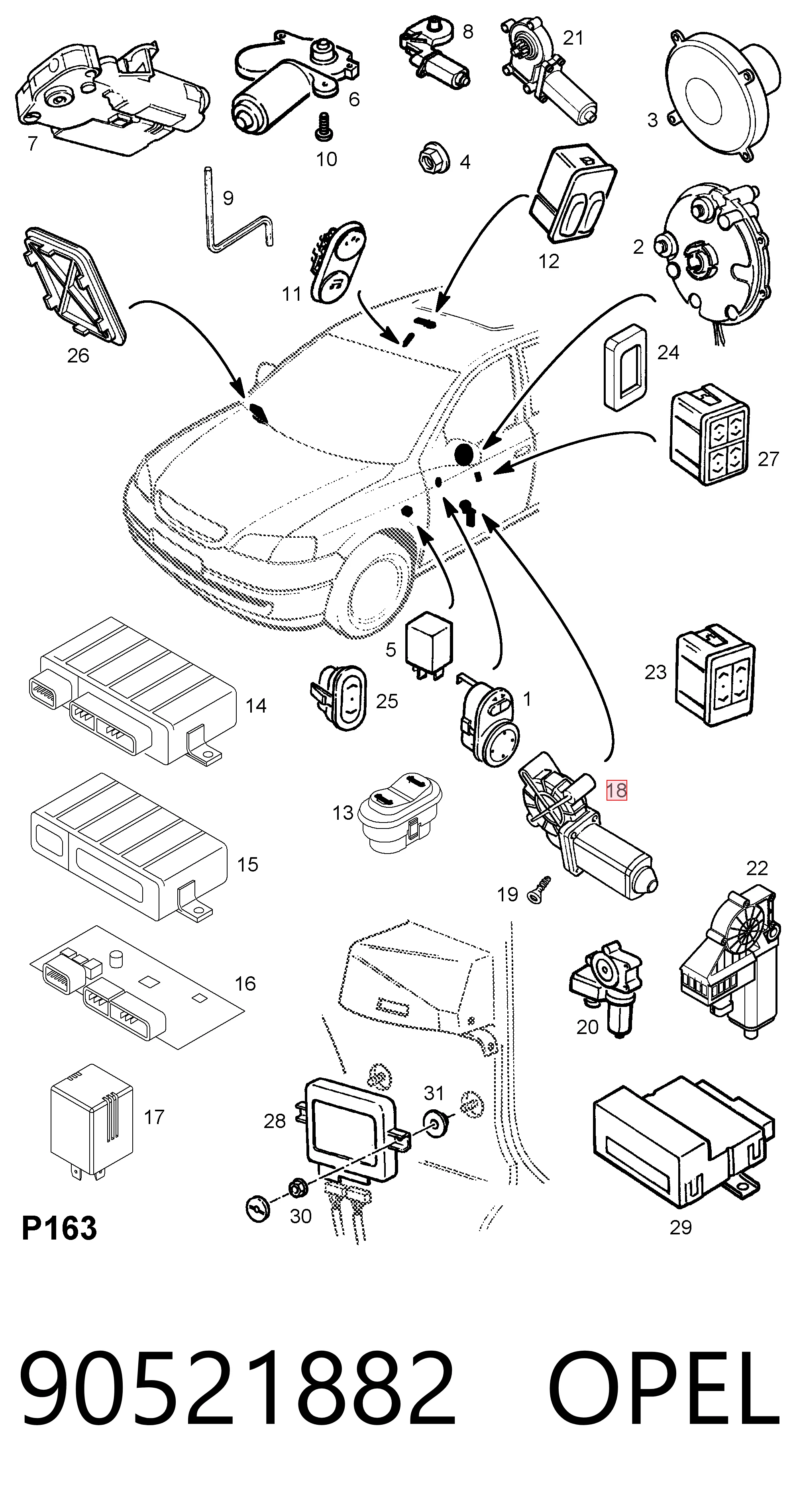 90521882 Opel