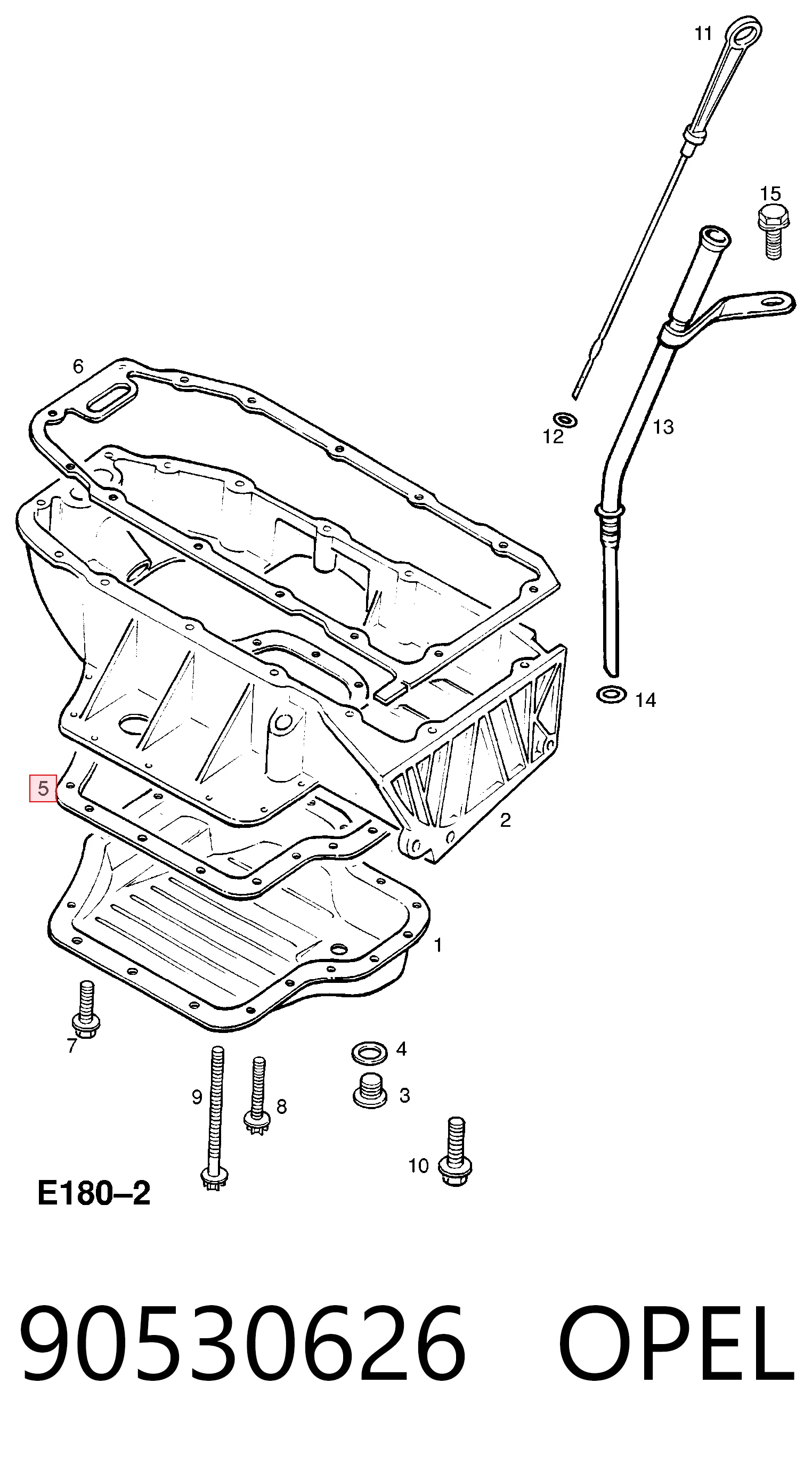 Vedante inferior de panela de cárter do motor General Motors 90530626 preço, a partir de 13,09 USD