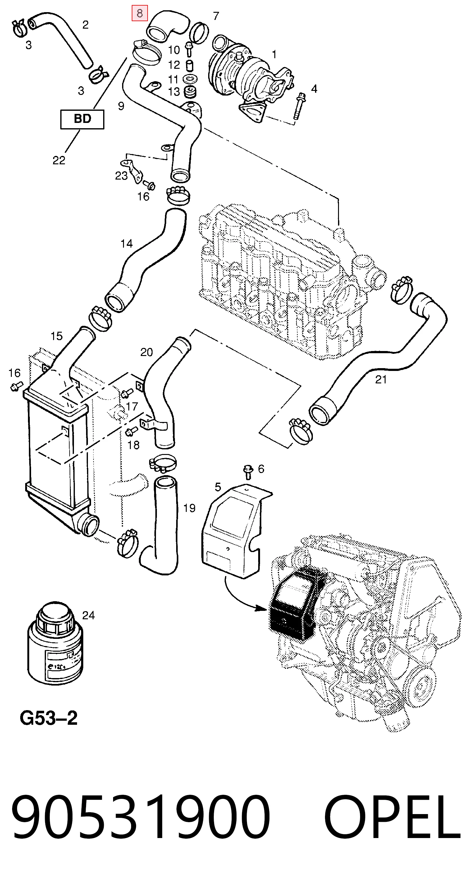 90531900 Opel