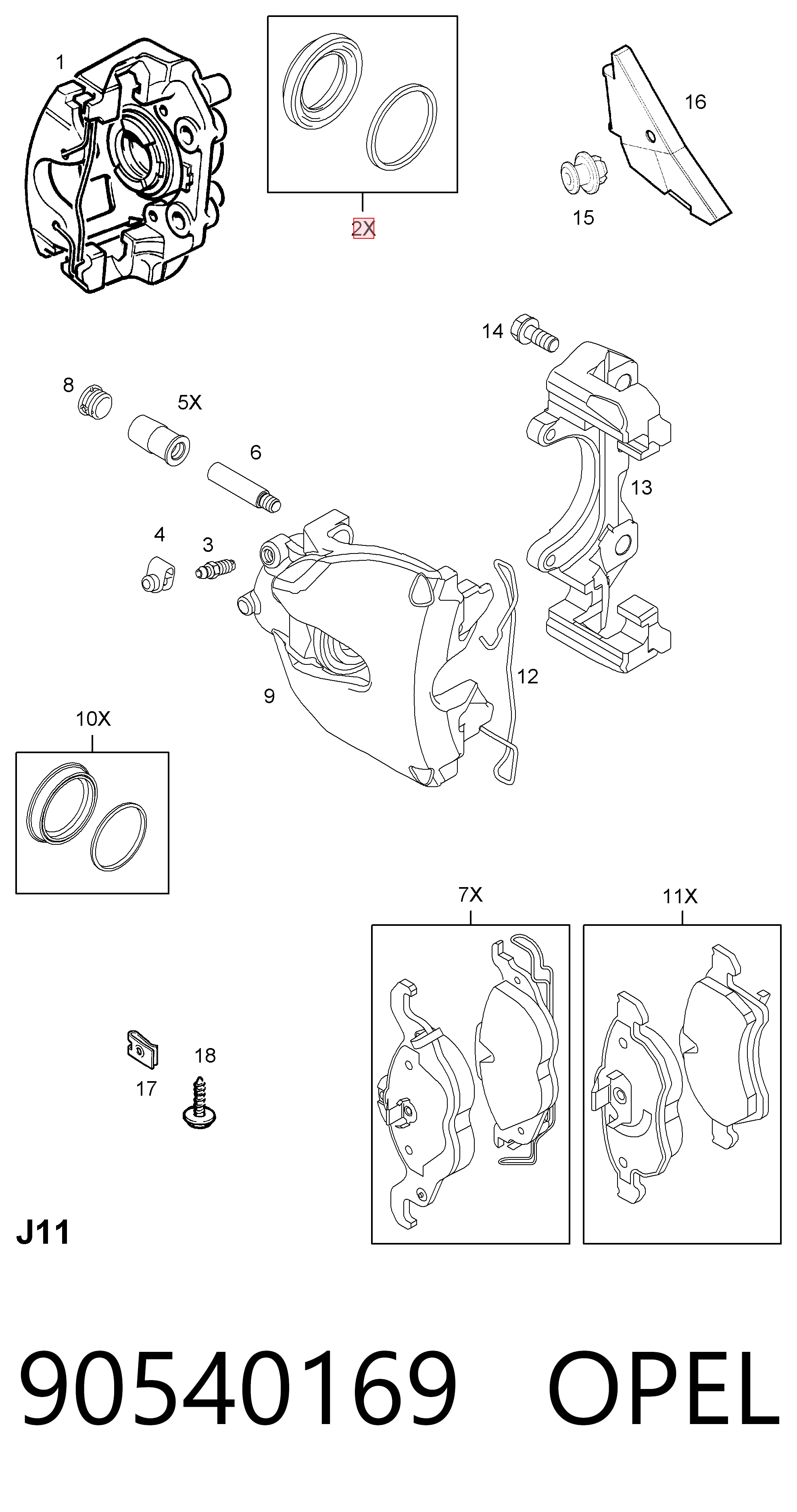 90540169 Opel