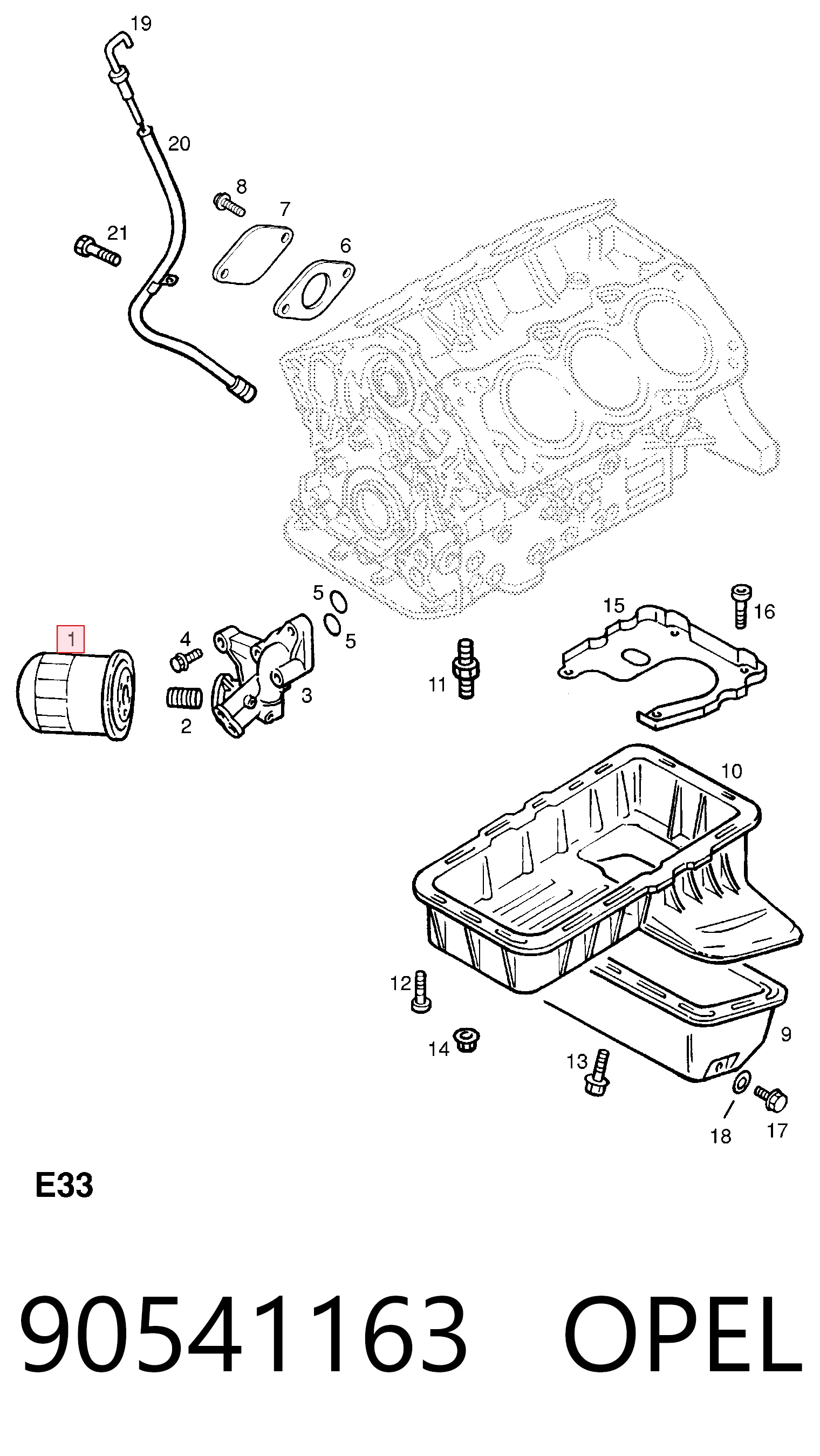 90541163 Opel