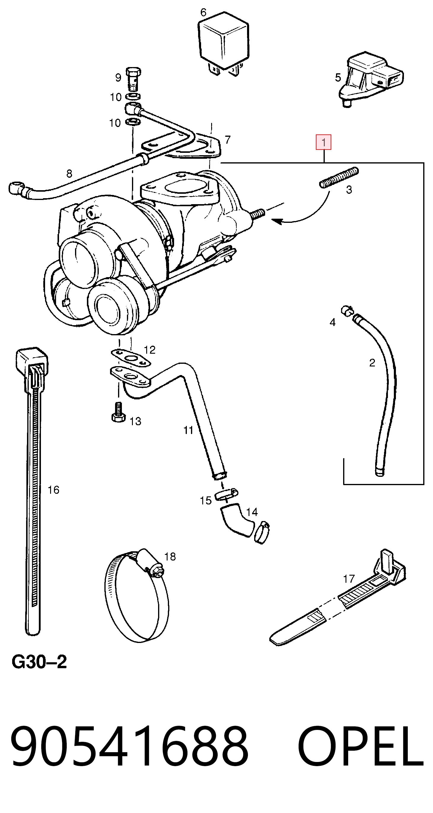 Turbina 4917706501 Mitsubishi