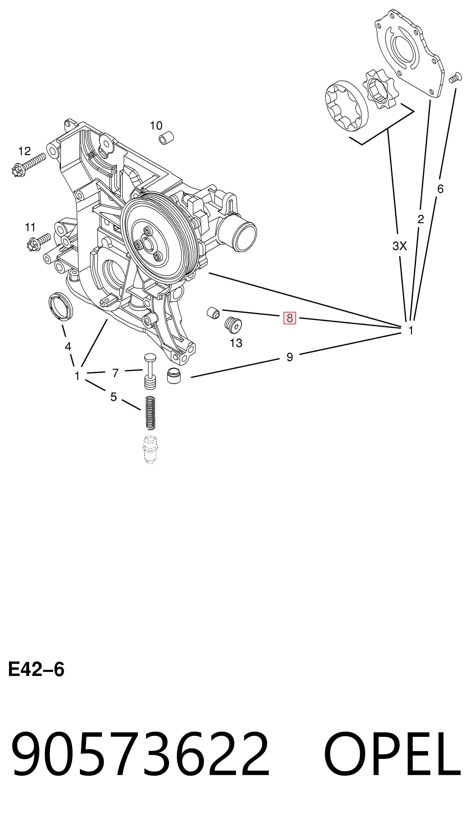 Compre 90573622 Peugeot/Citroen Válvula de retorno de óleo do sistema