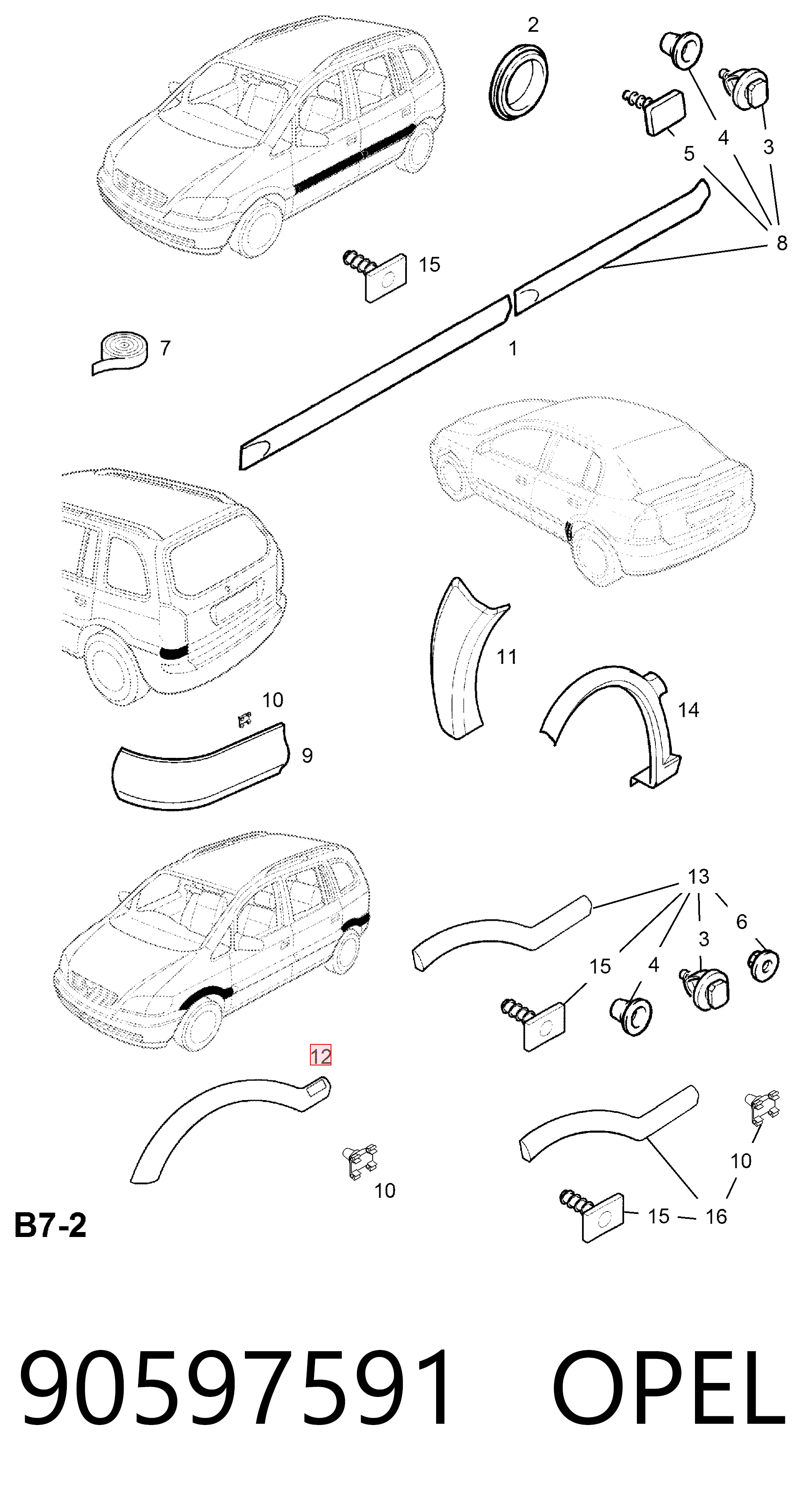 90597591 Opel