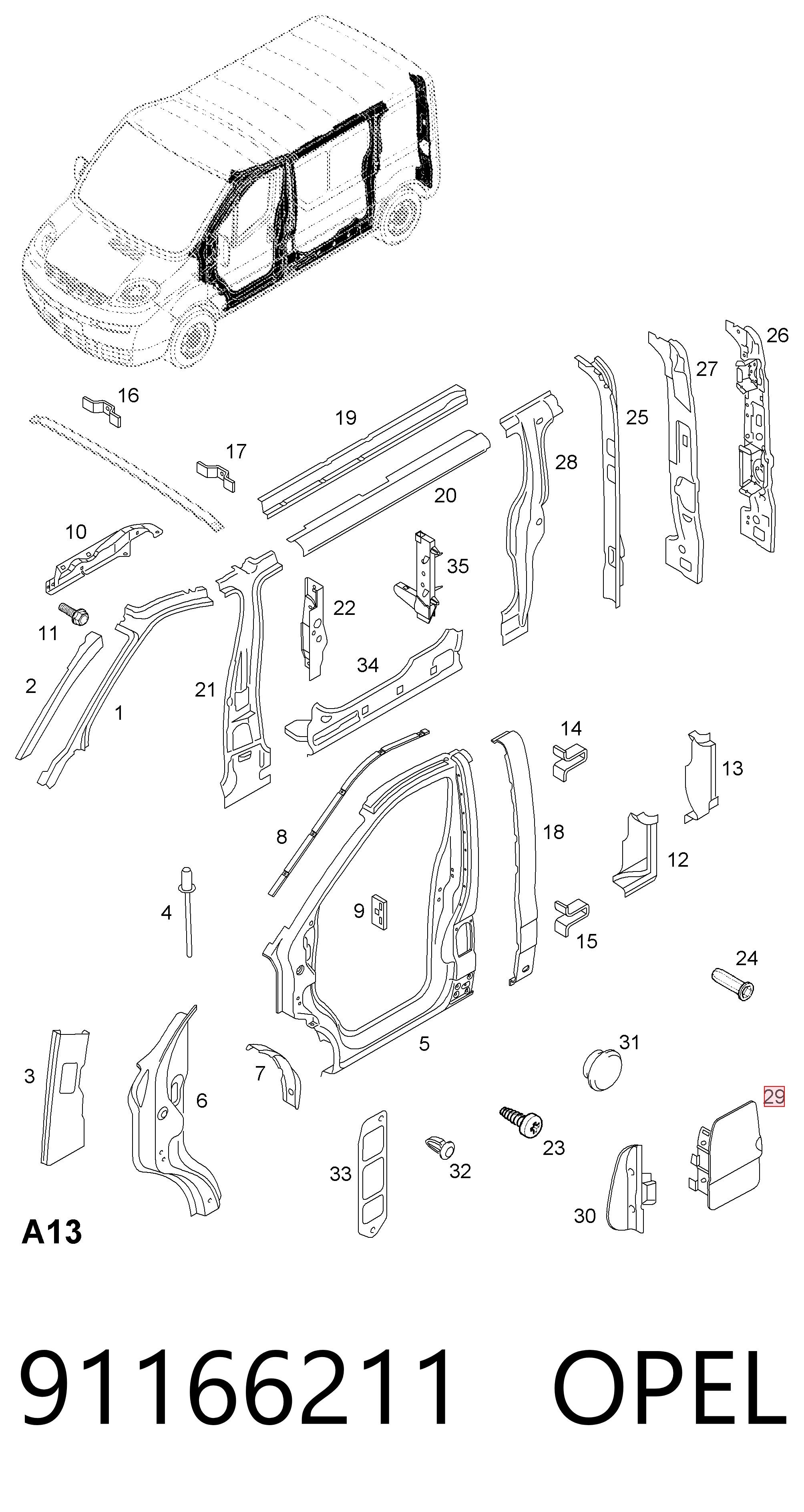 Alcapão do tanque de combustível para Renault Trafic II FL