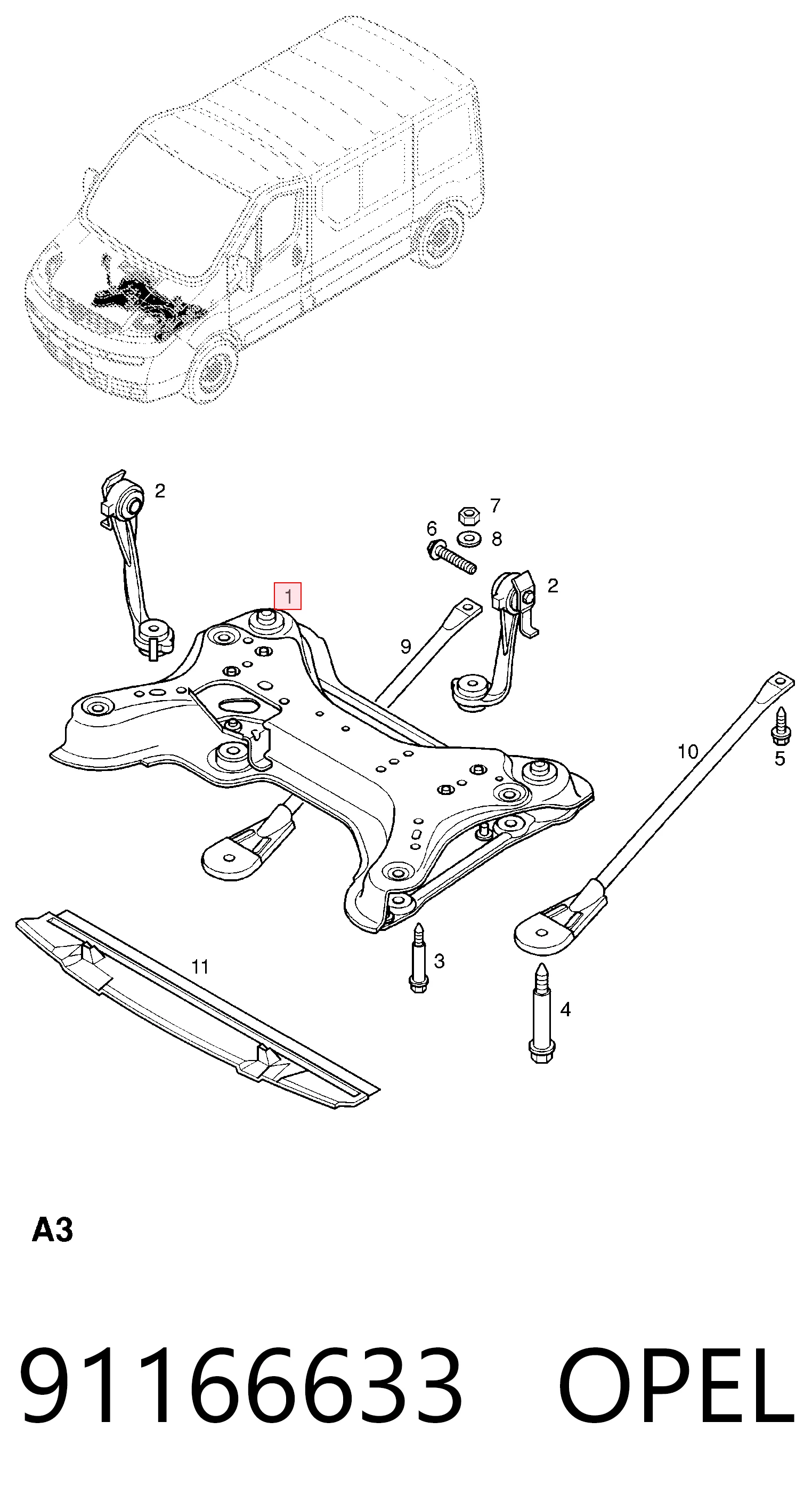 Viga de suspensão dianteira (plataforma veicular) Nissan/Infiniti 8200039866 preço, a partir de 234,95 USD