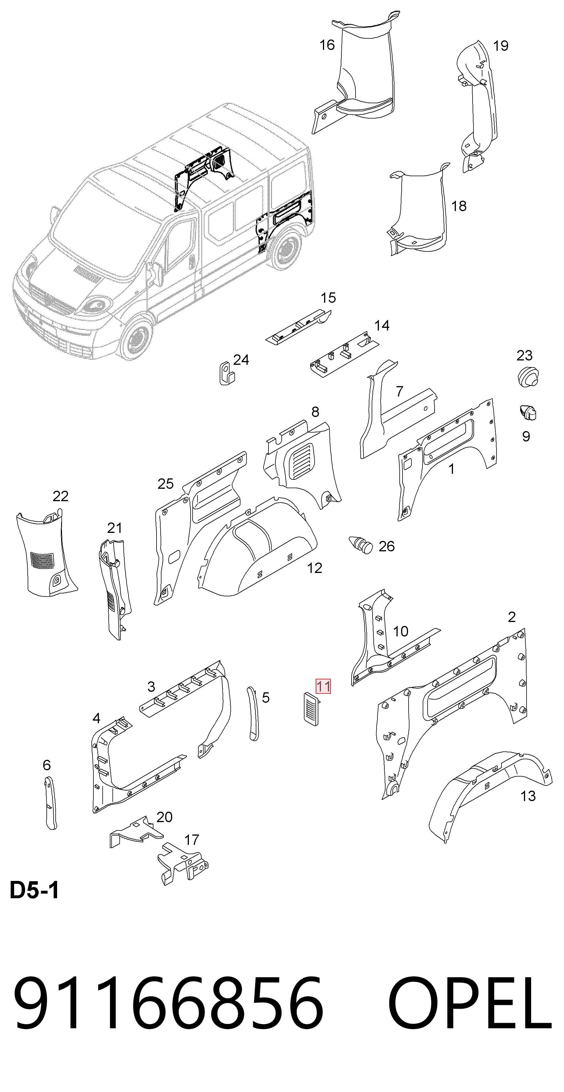 91166856 Opel
