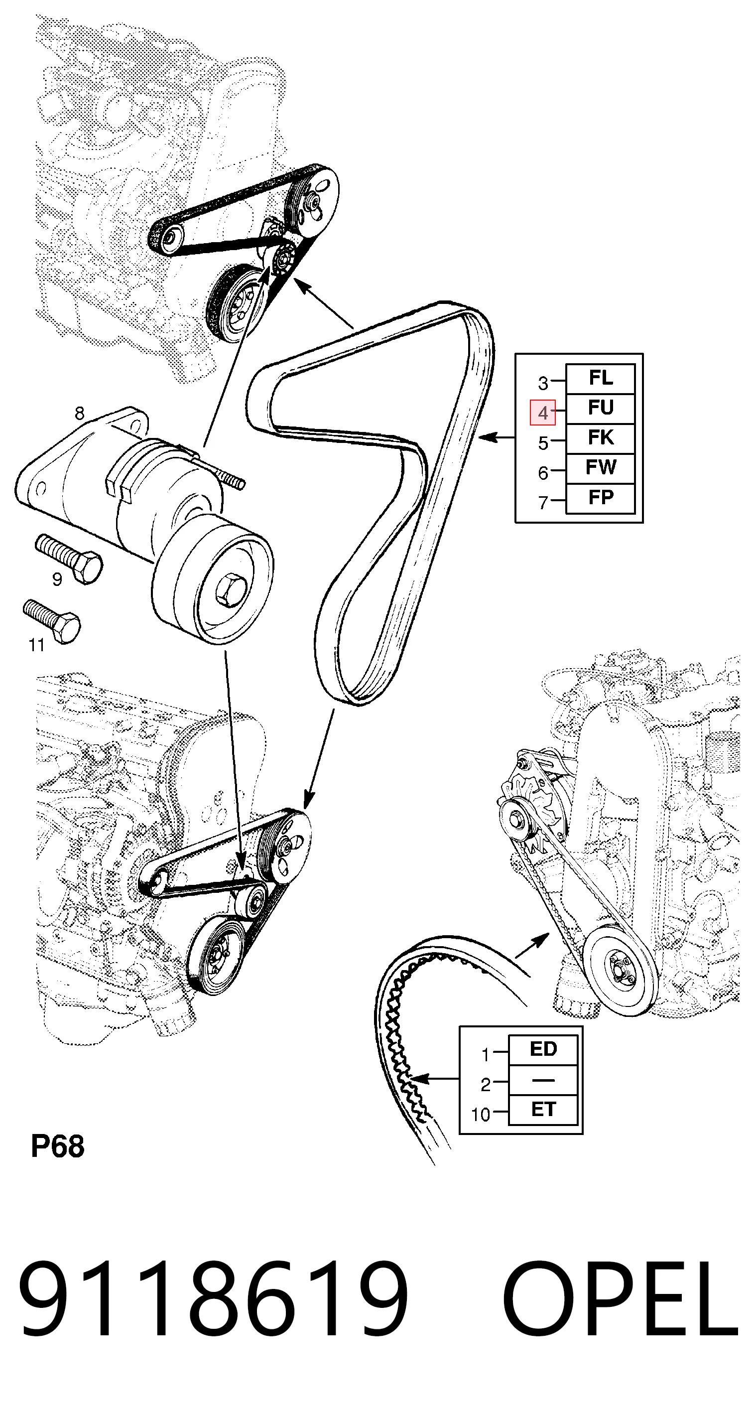 9118619 Opel