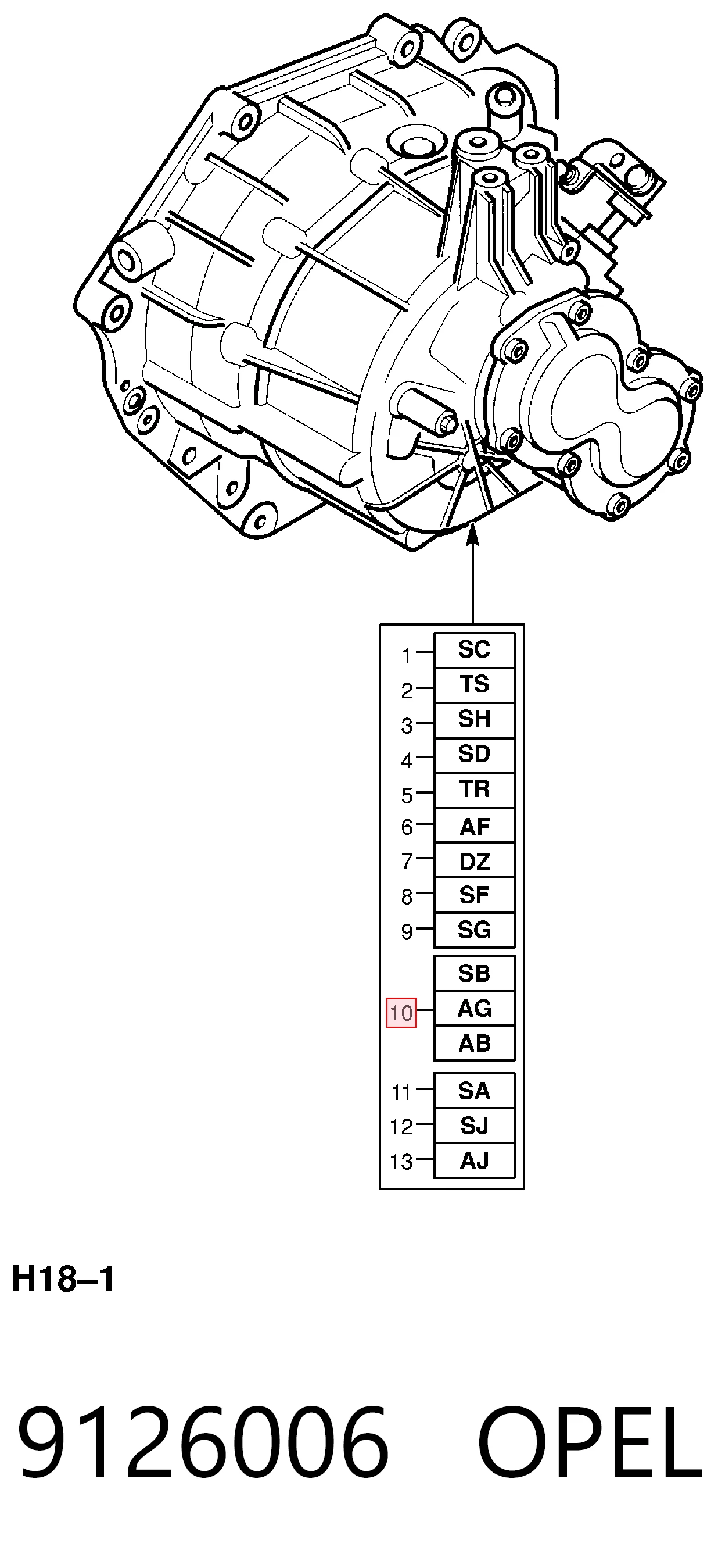 Caixa de Mudança montada (caixa mecânica de velocidades) para Opel Astra G F48, F08