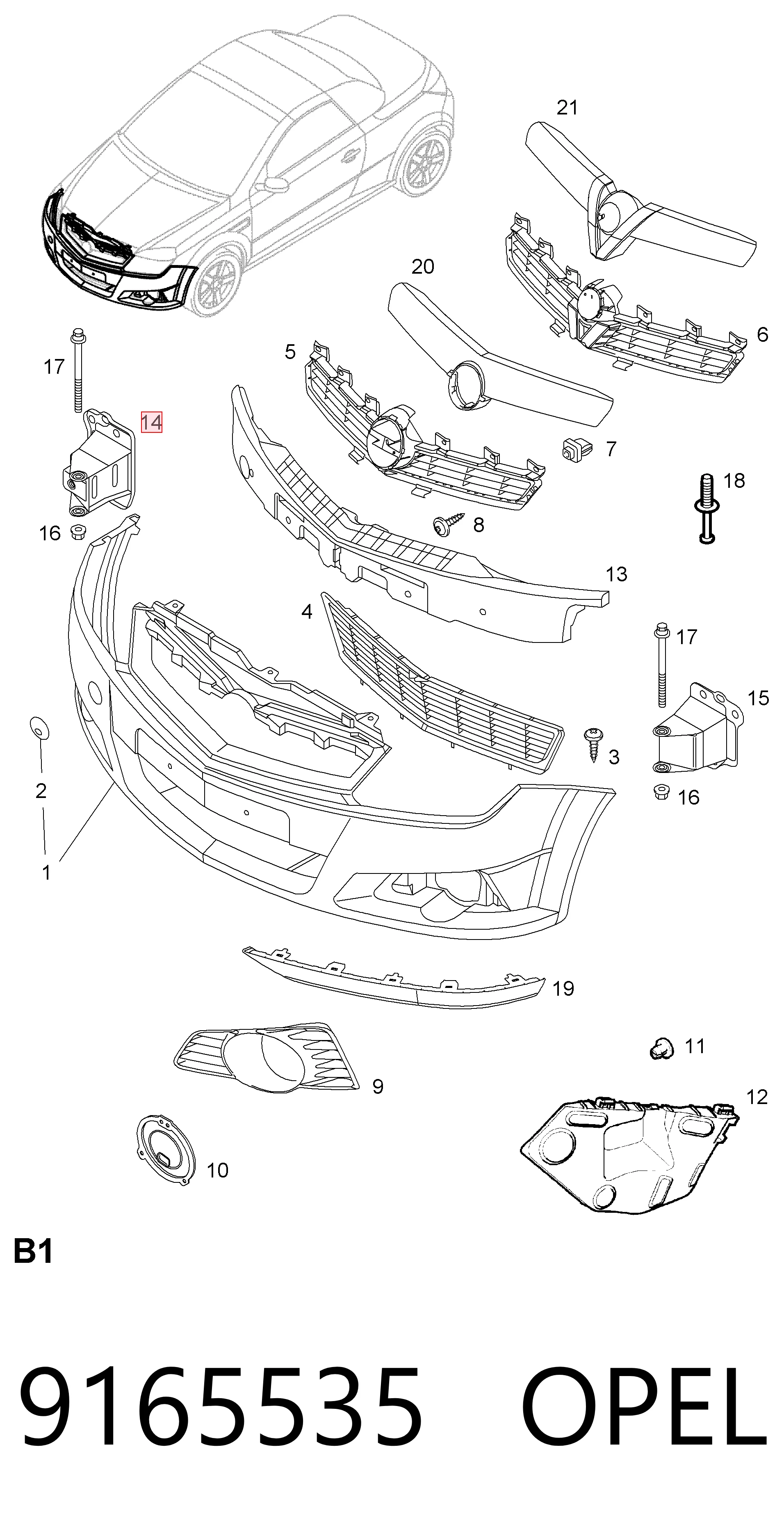9165535 Opel