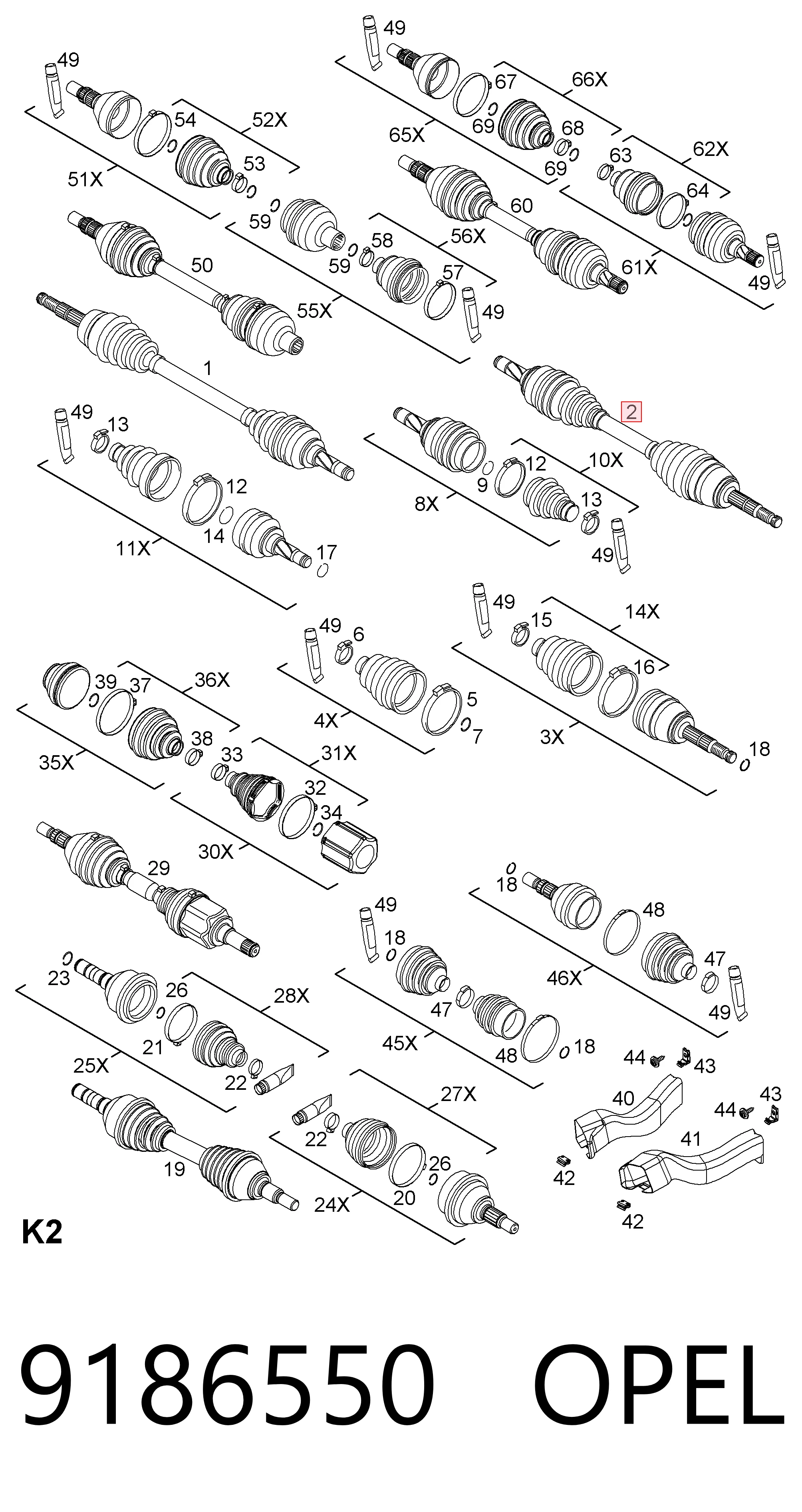 9186550 Opel