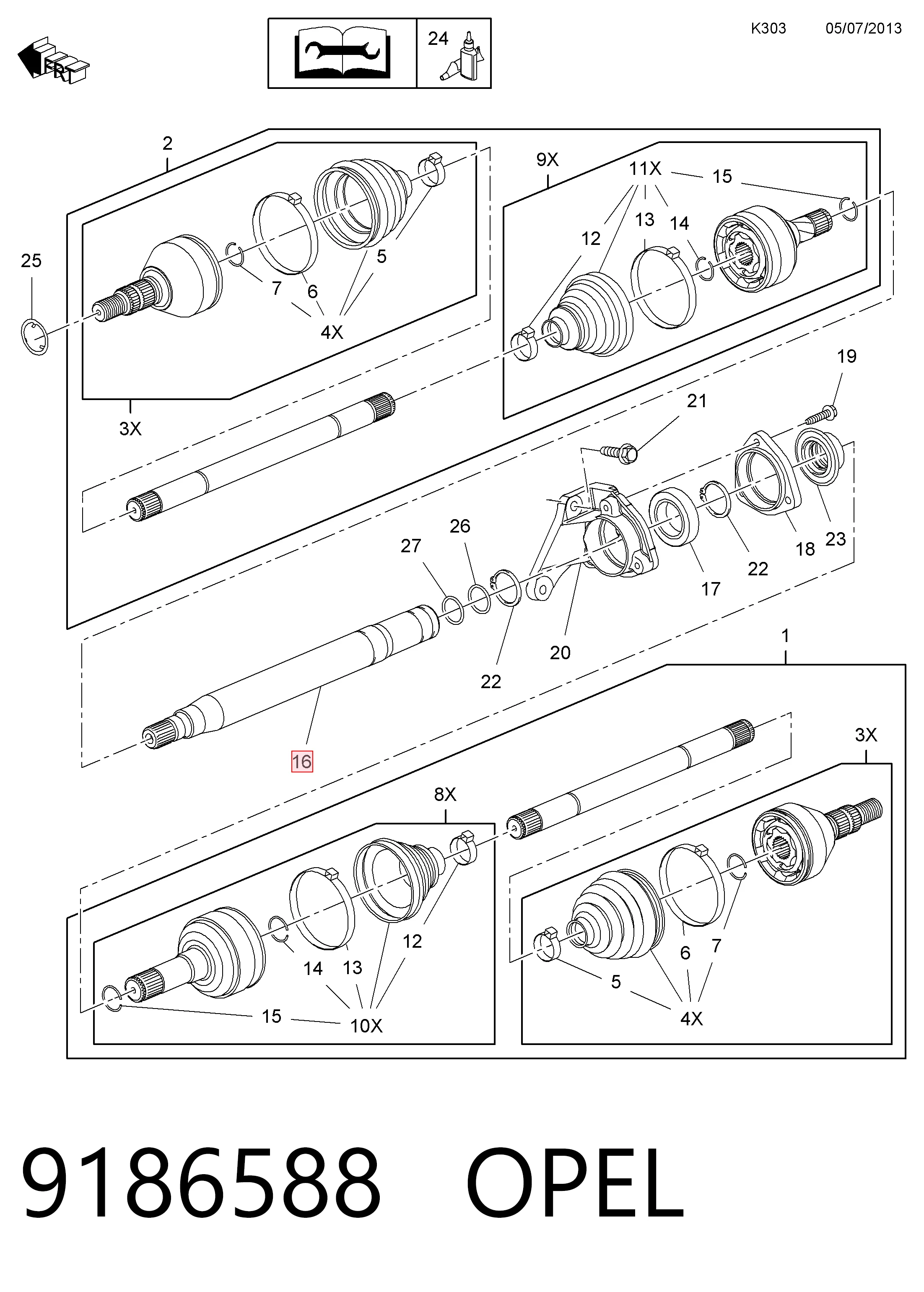 9186588 Opel