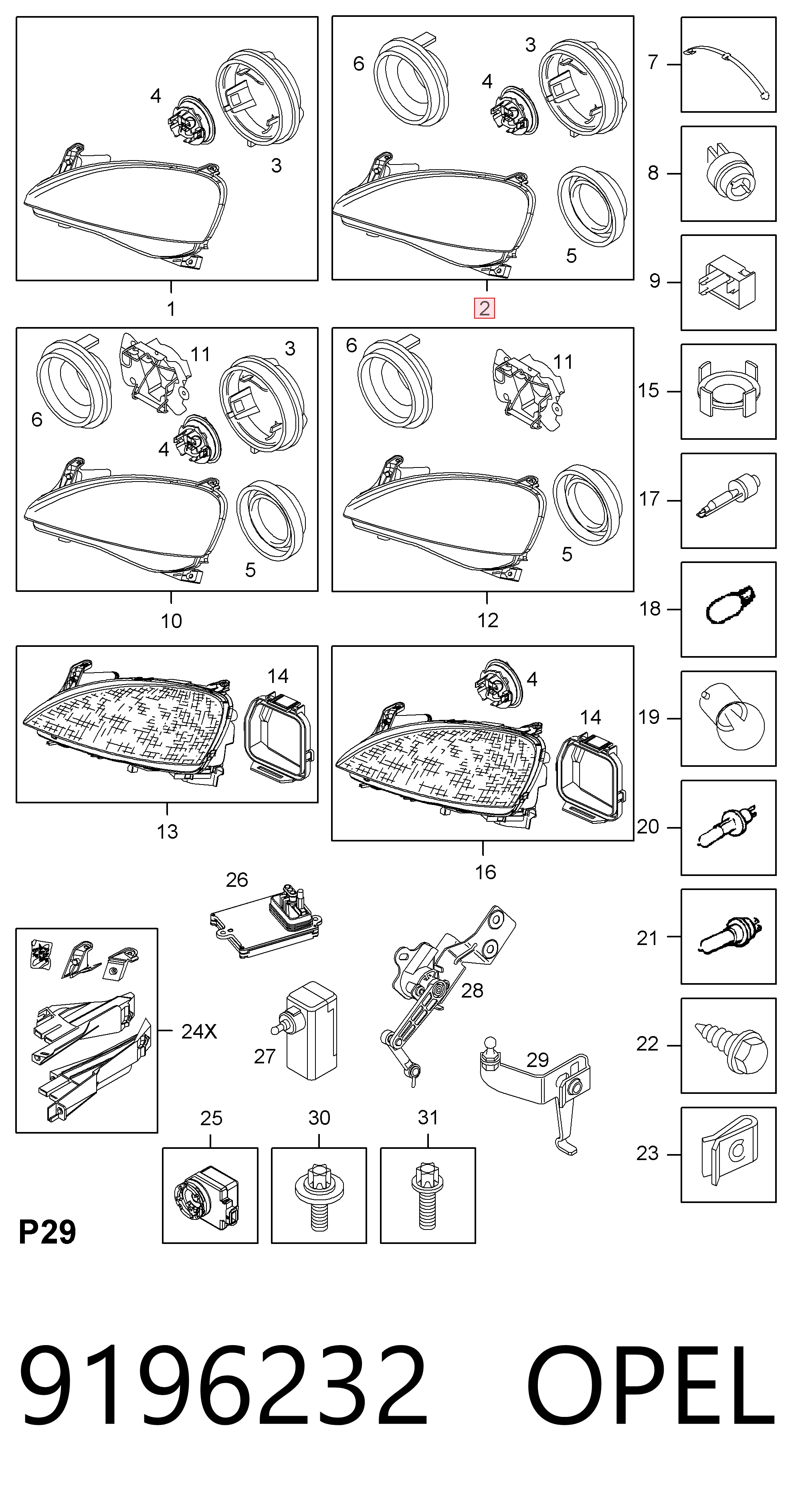  Corsa  hatchback (2000-2006) original desde 97,22 €