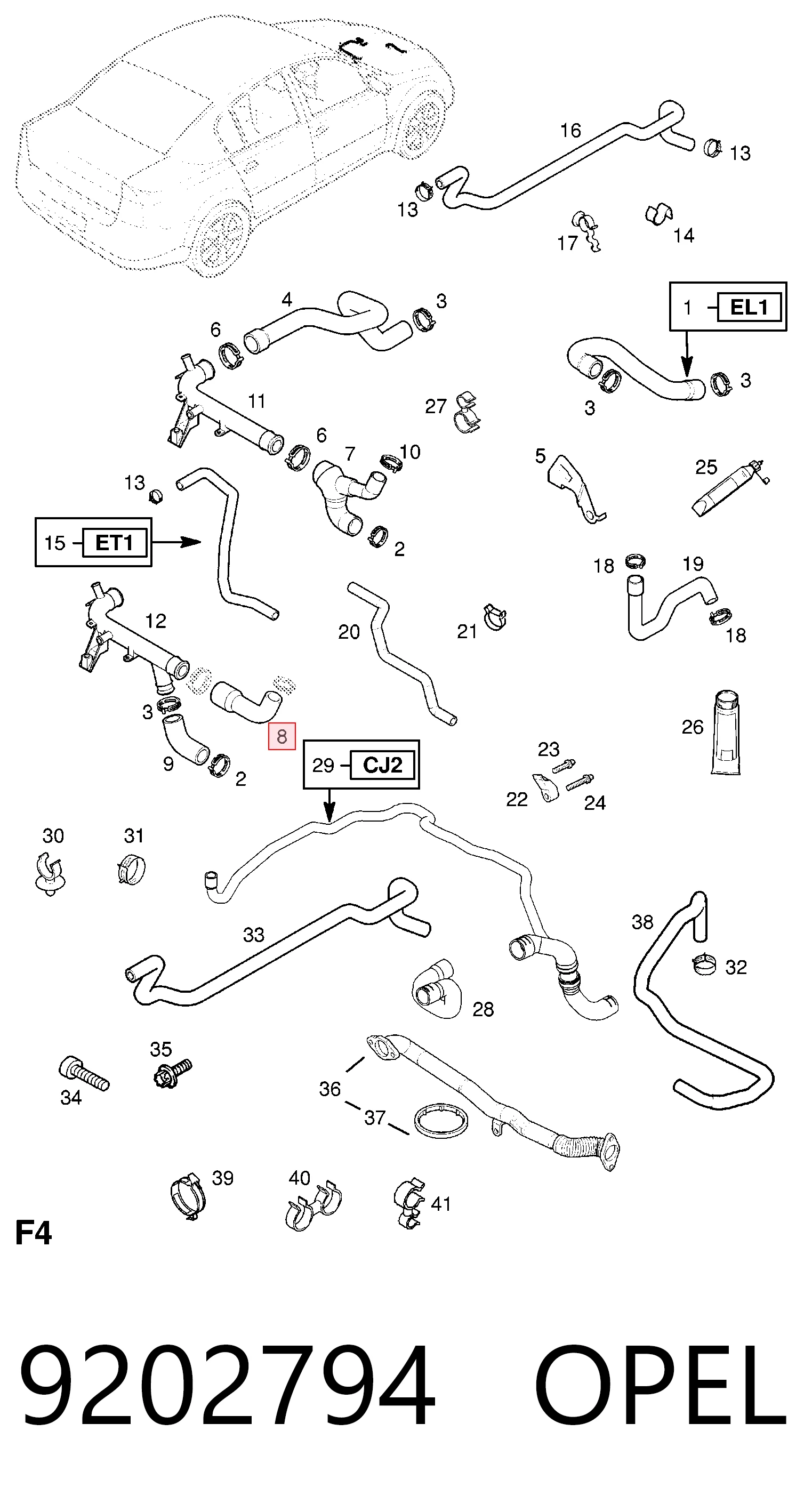 9202794 Opel