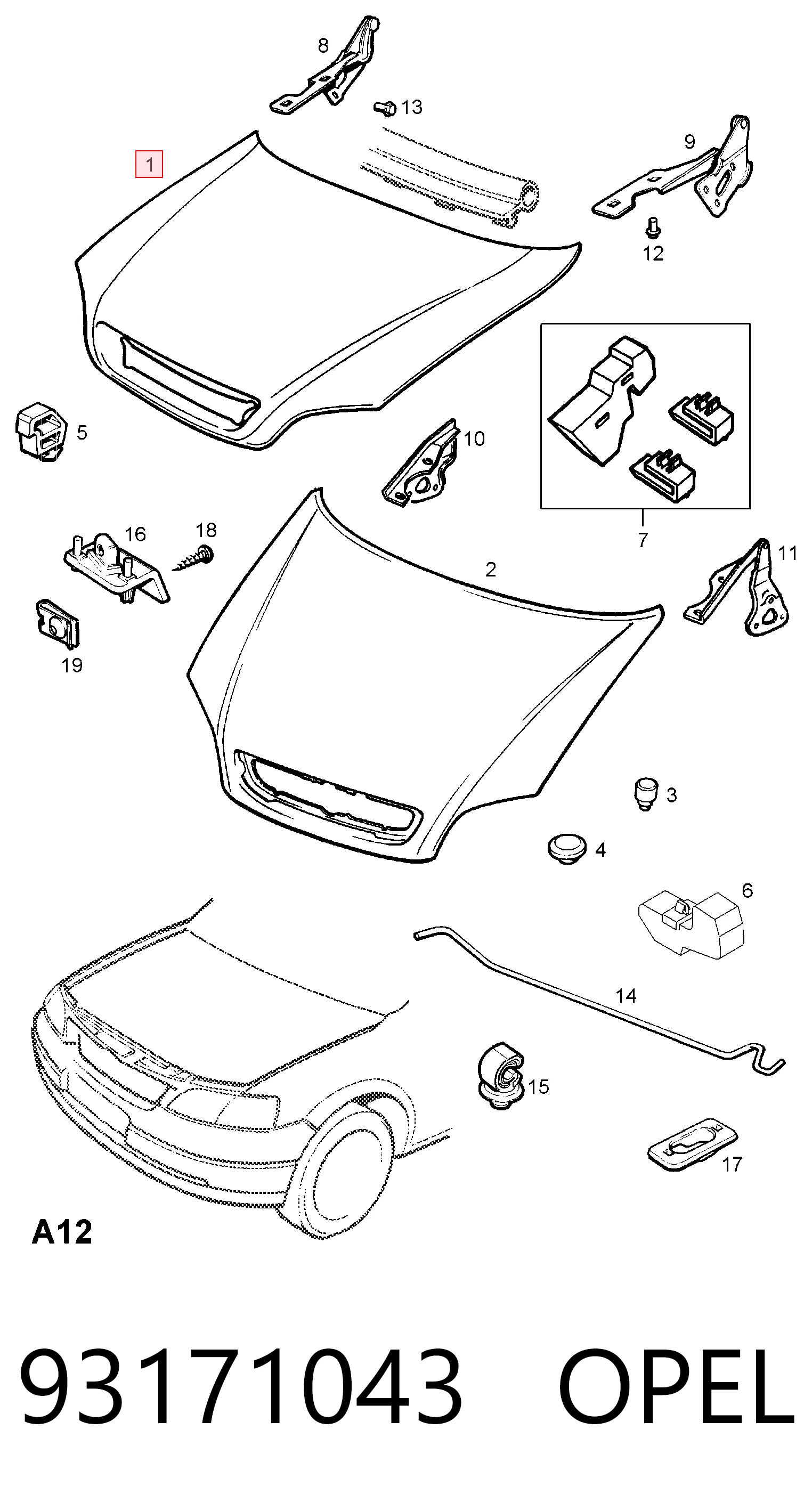Capota para Opel Astra G F69