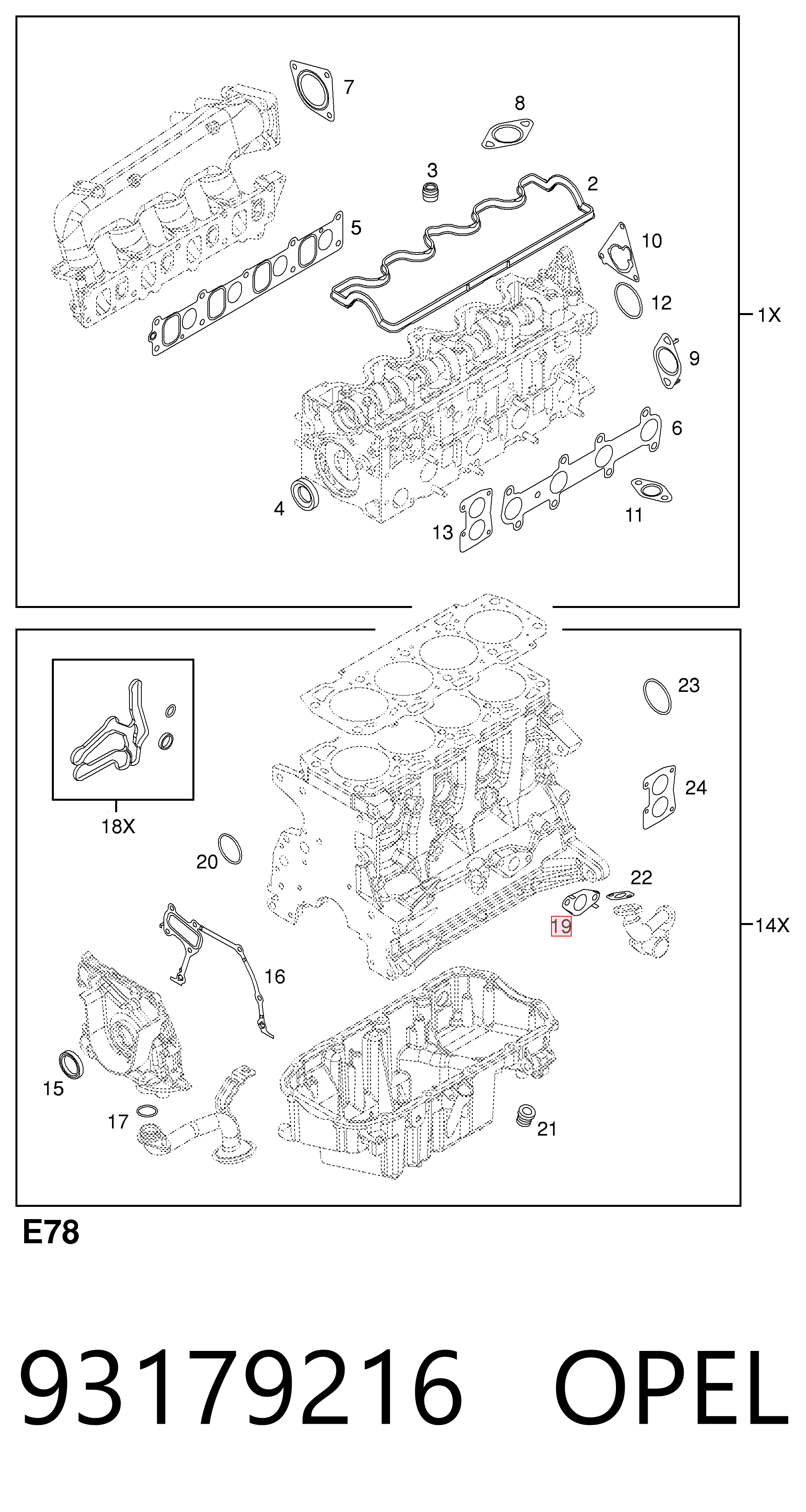 Vedante de mangueira de derivação de óleo de turbina 93179216 Fiat/Alfa/Lancia