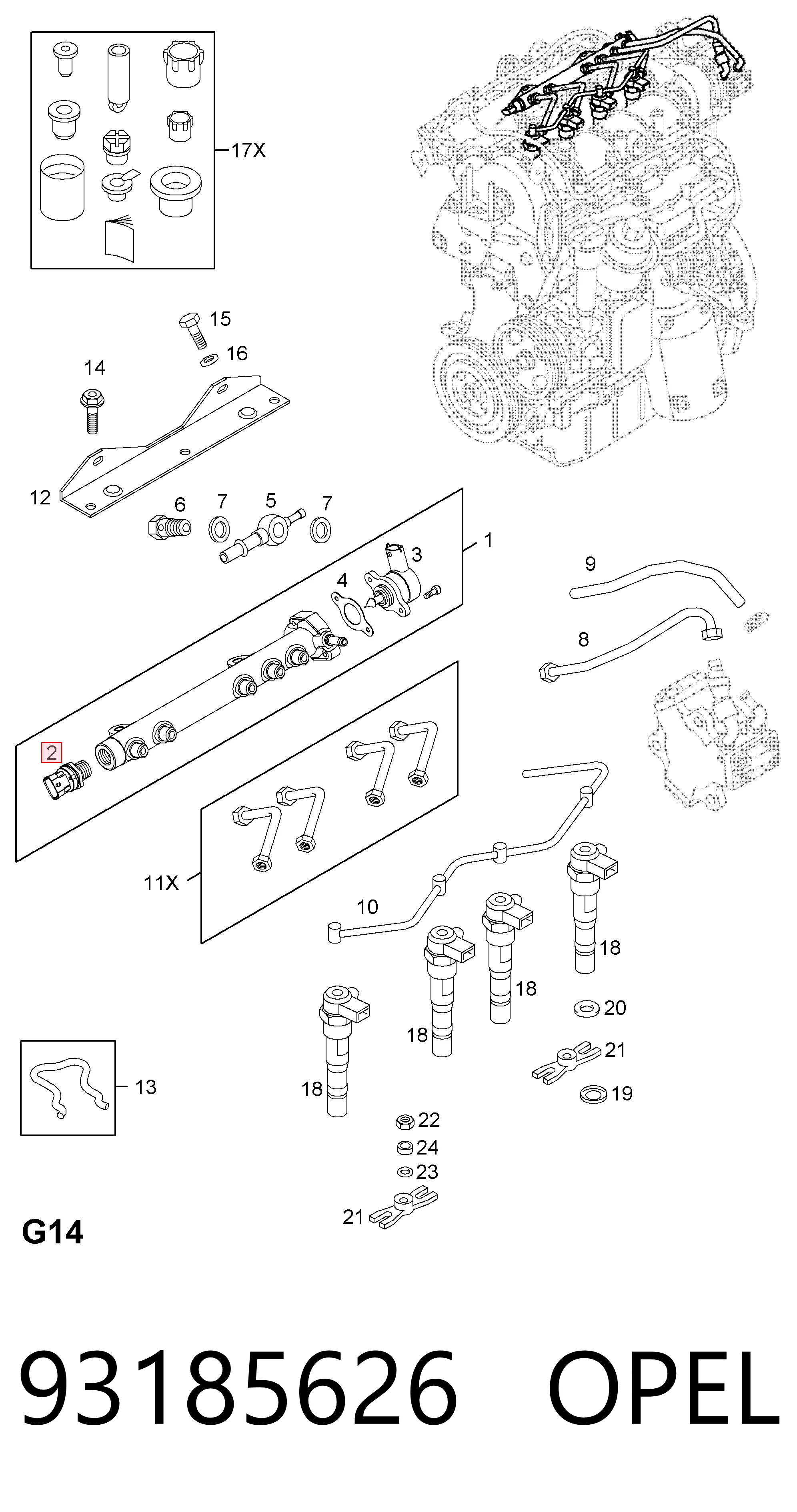 Astra  sedan (2004-2014) original desde 73,21 €