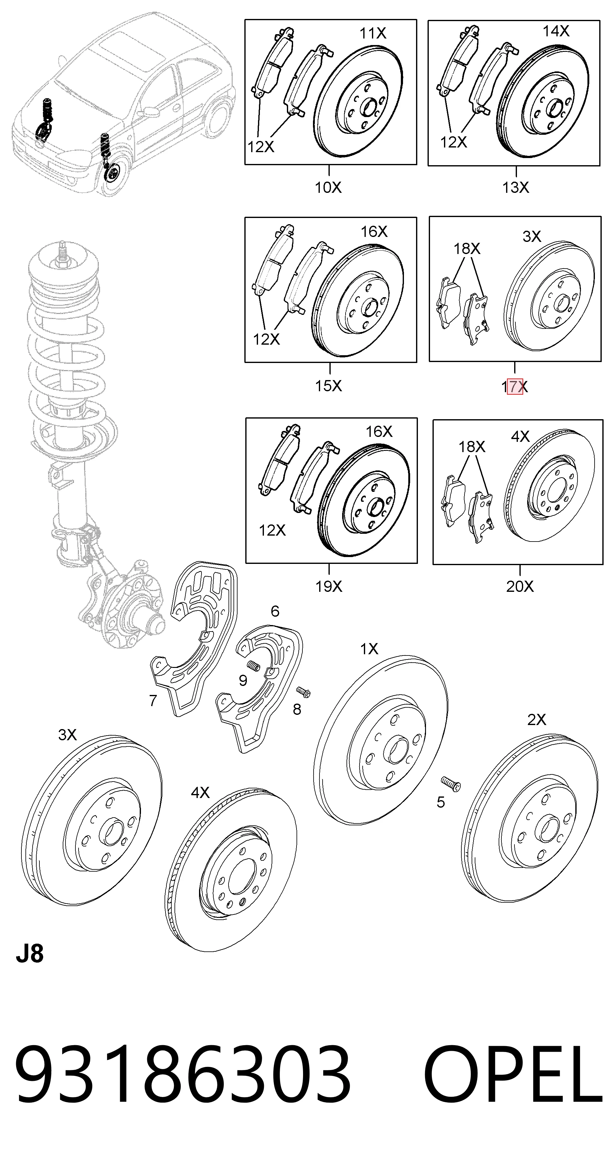 93186303 Opel