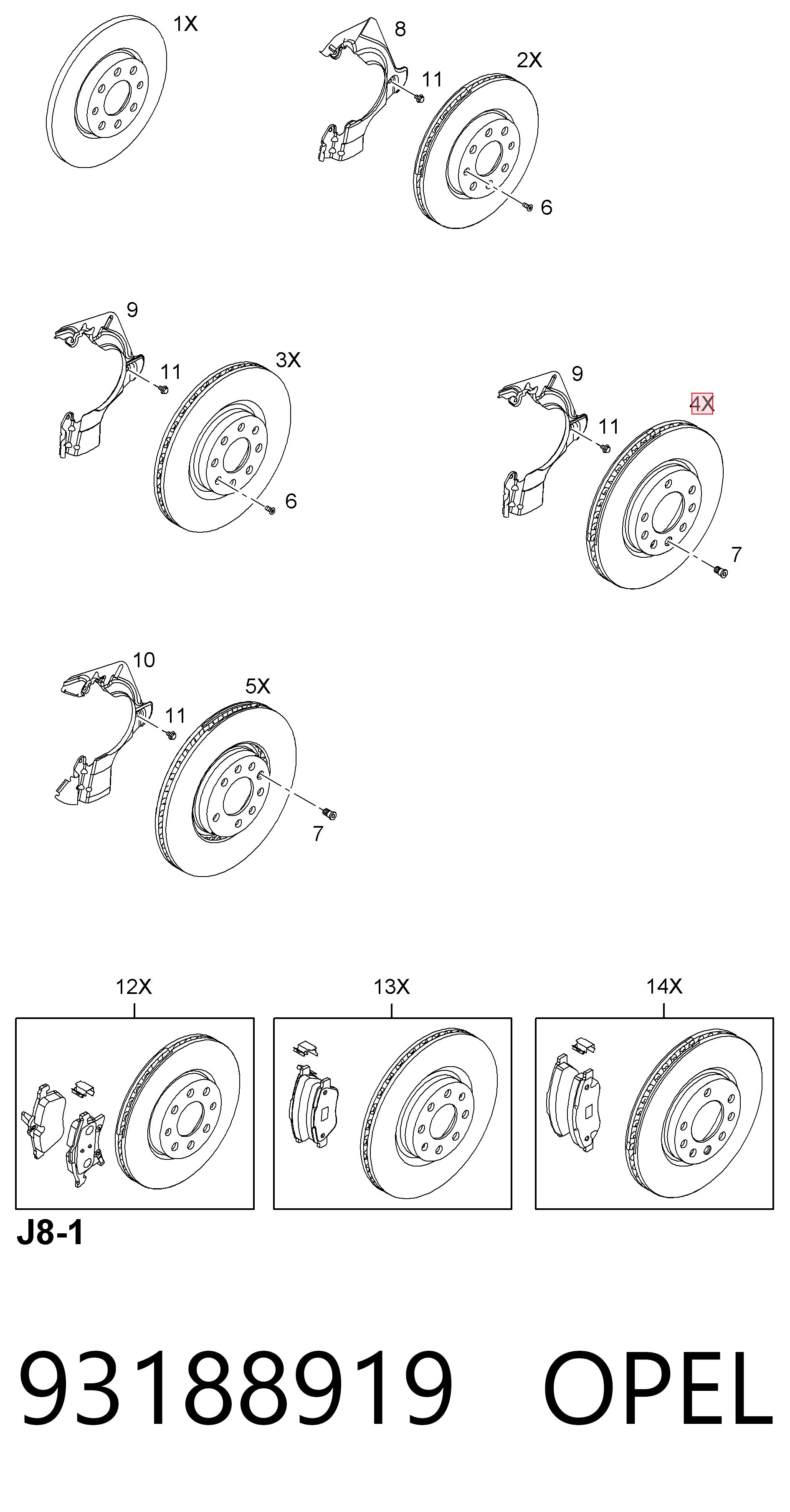 93188919 Opel
