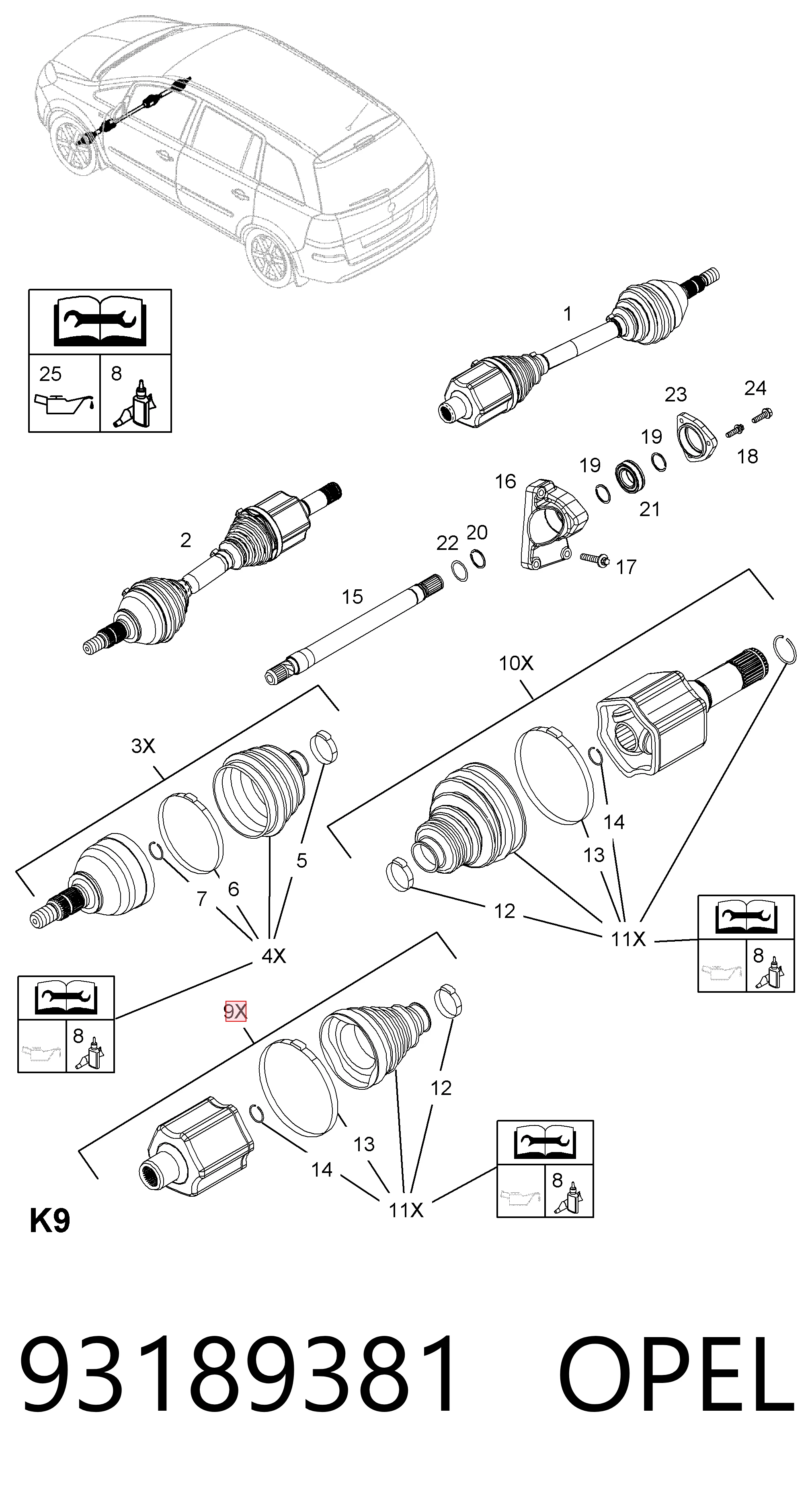 93189381 Opel