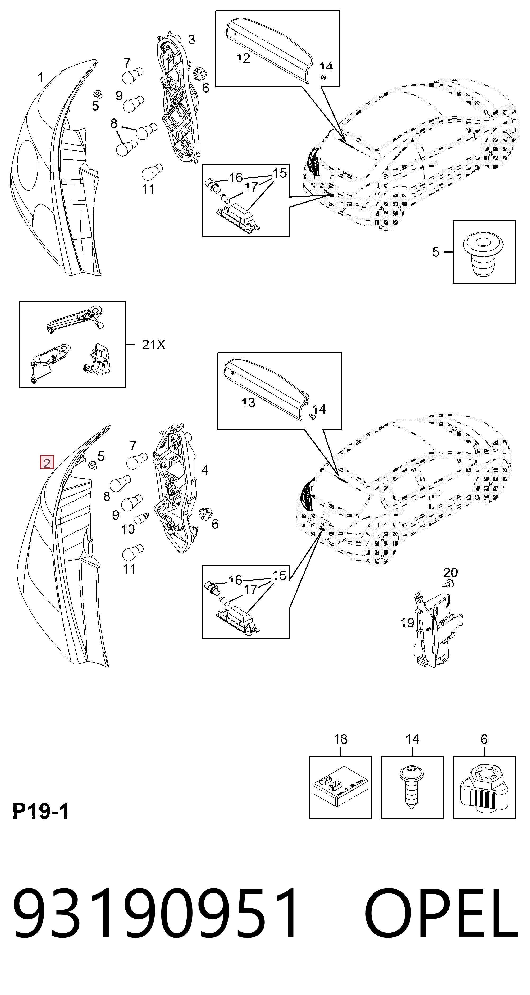 93190951 Opel