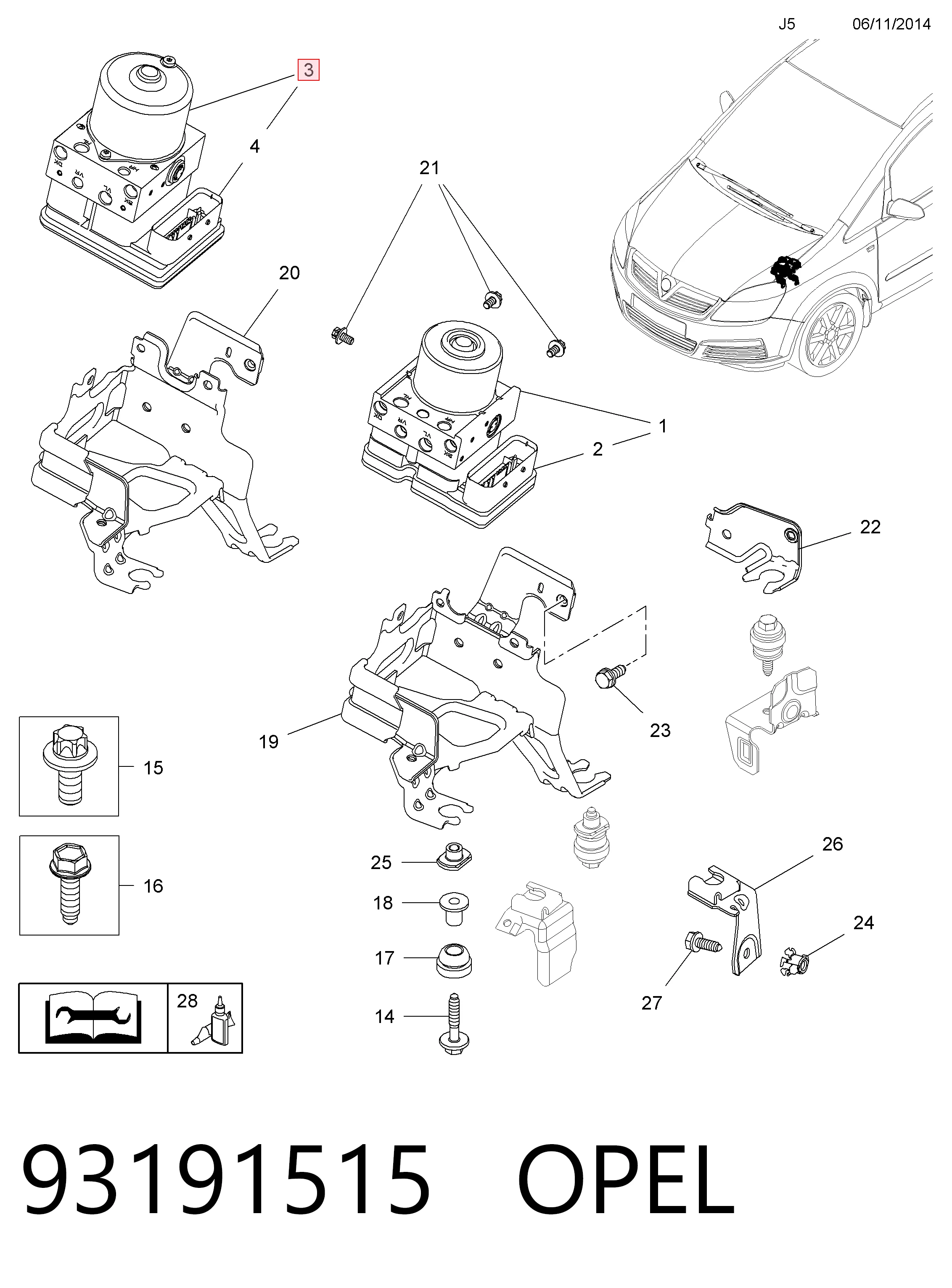 93191515 Opel