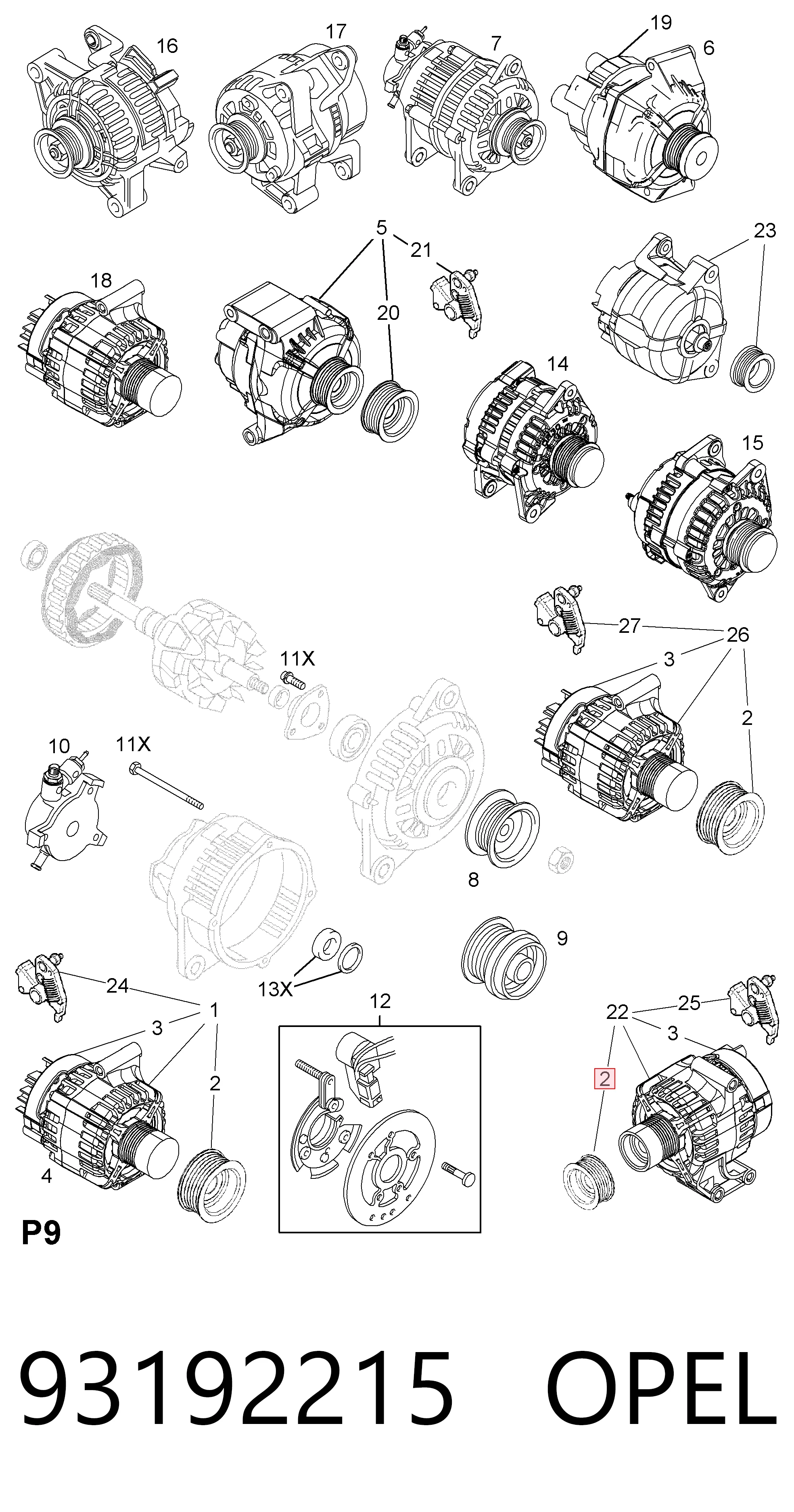 93192215 Opel