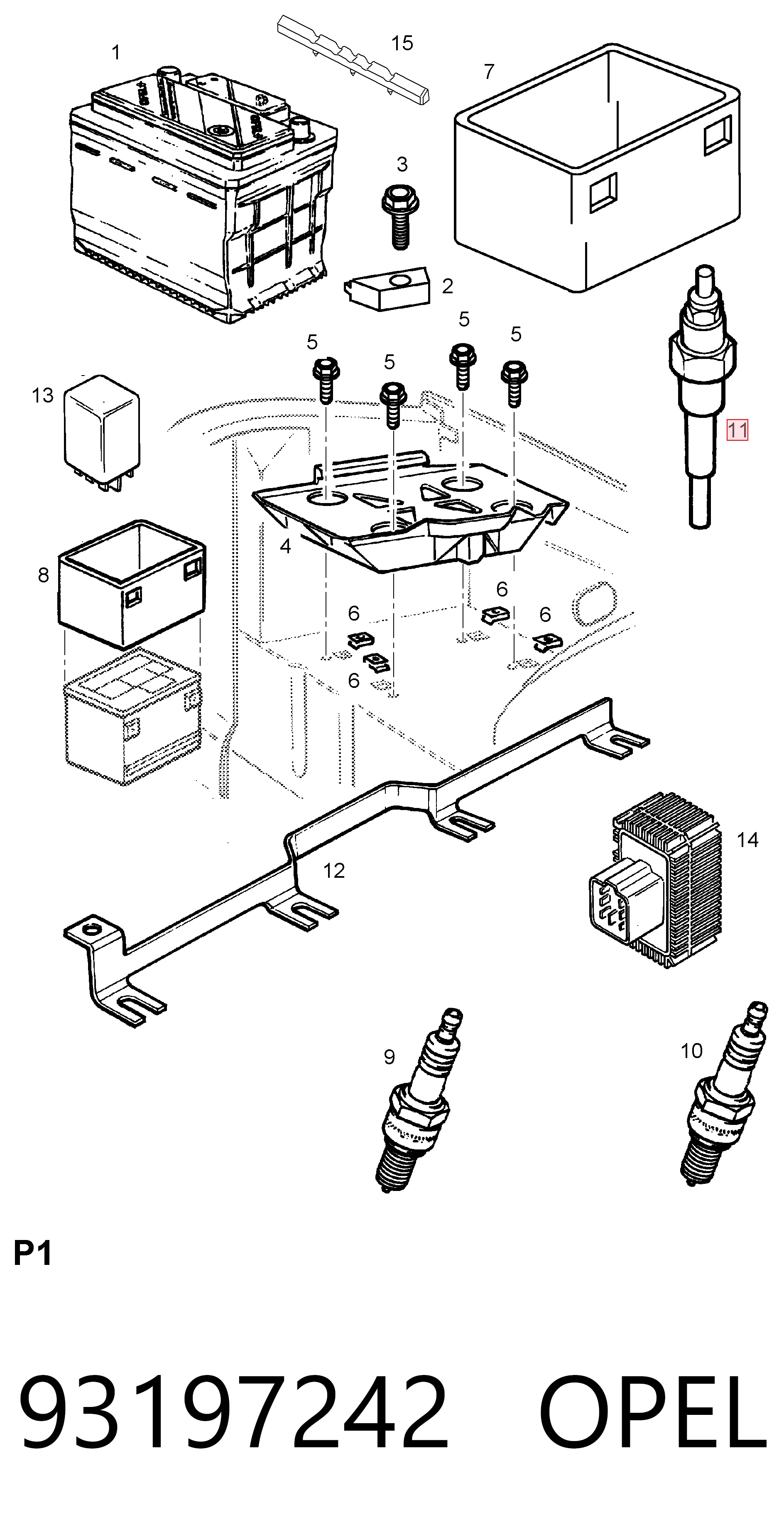 Vectra carrinha (1995-2002) original desde 17,33 €
