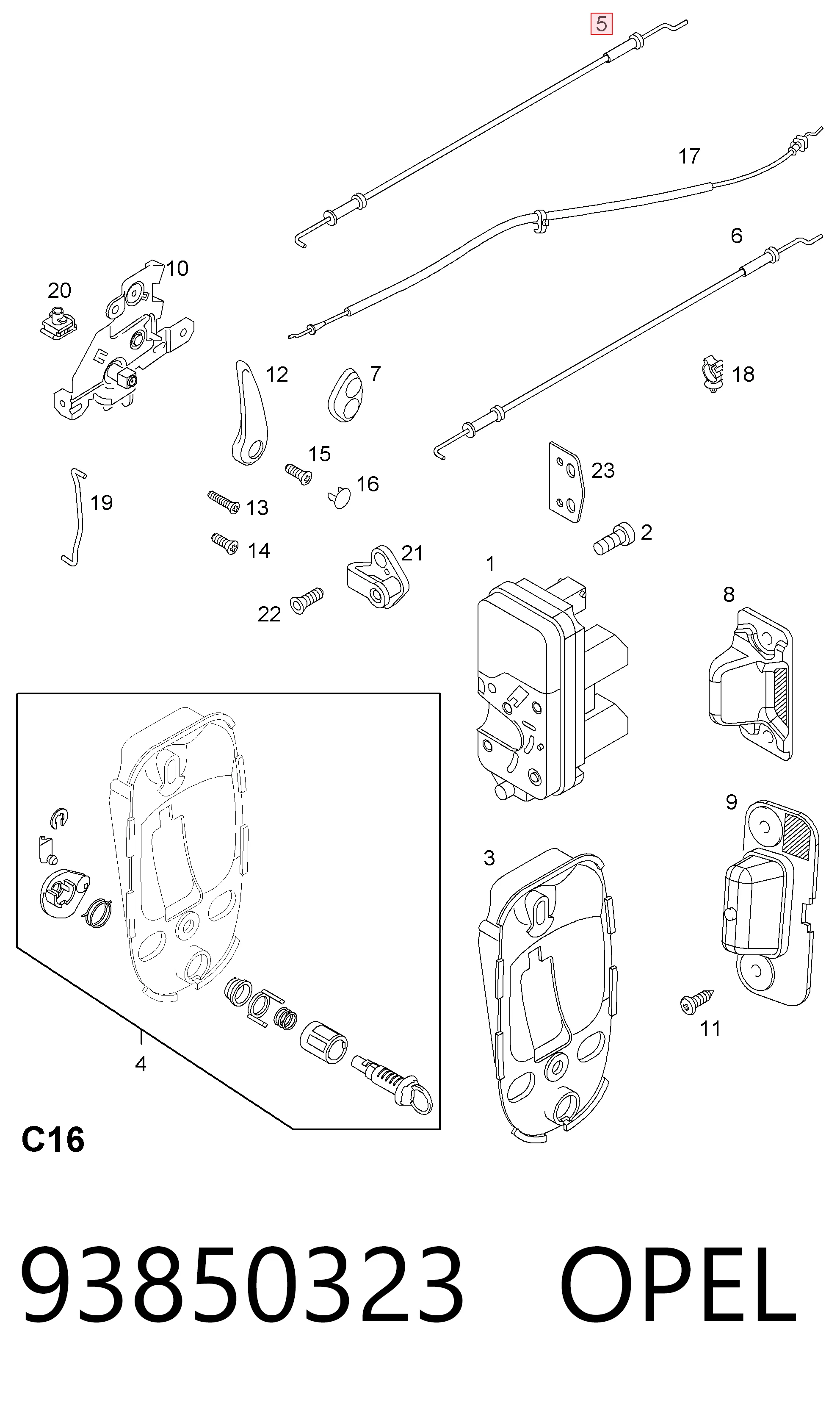 93850323 Opel