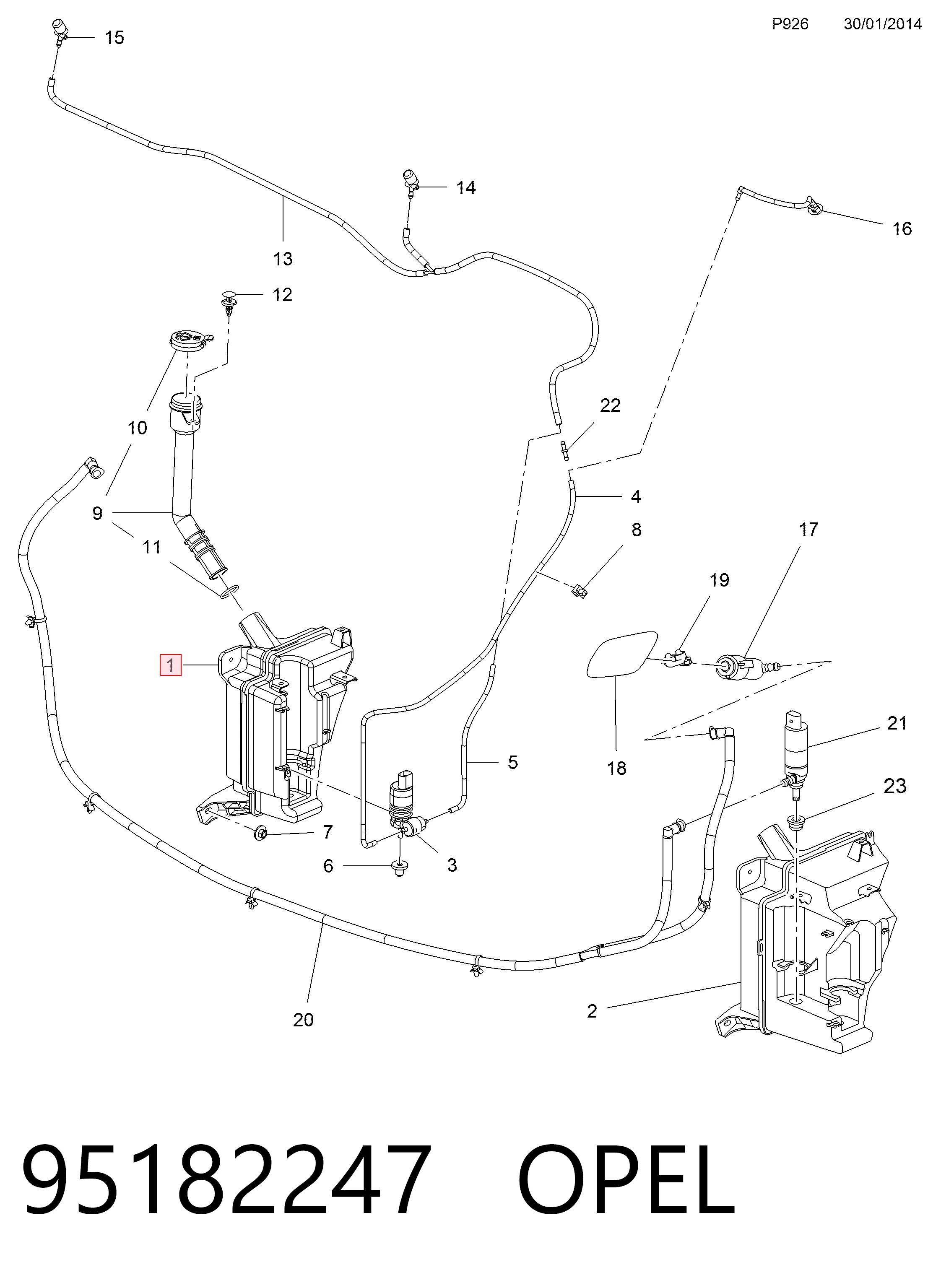 95182247 Opel