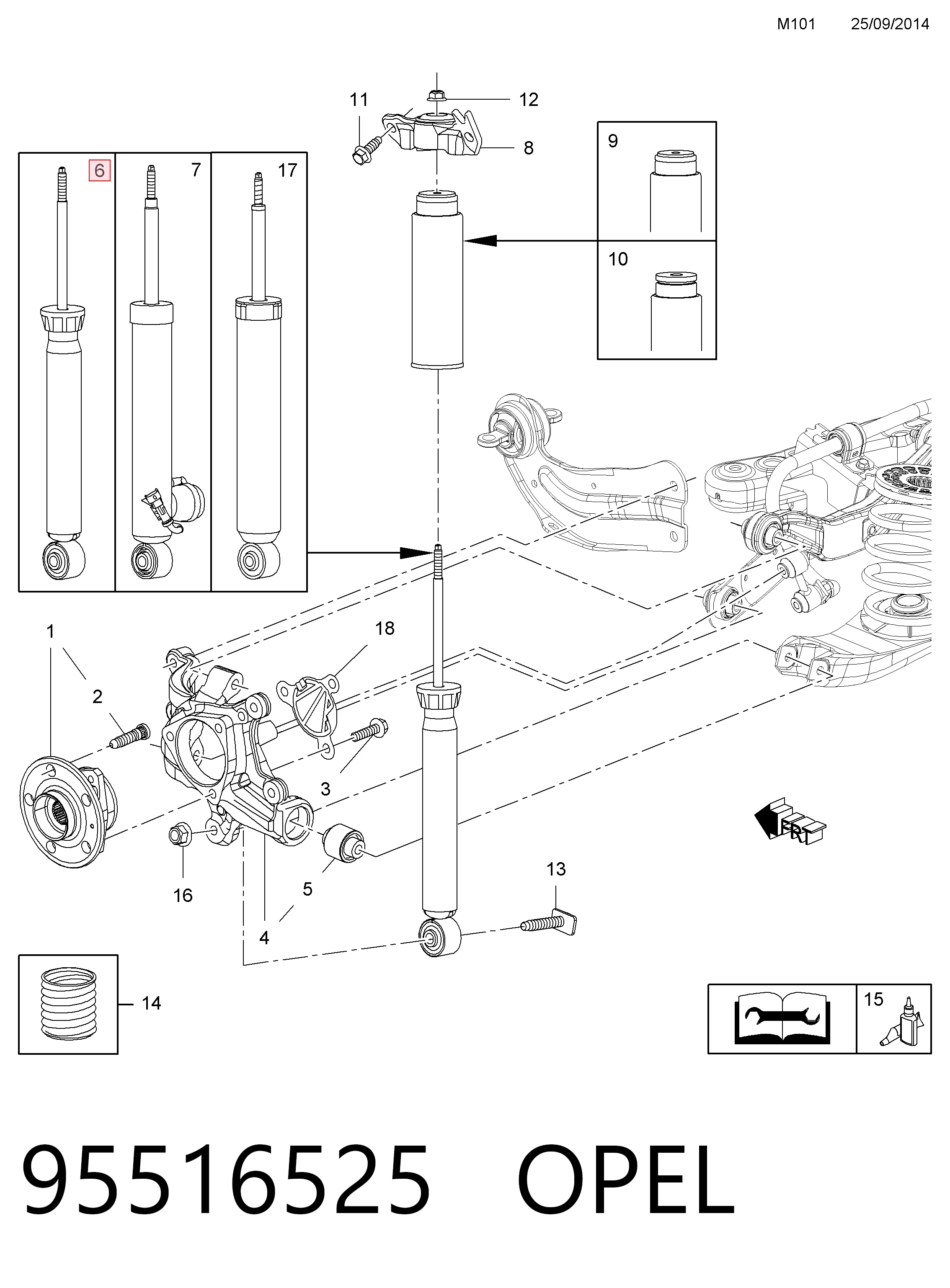 95516525 Opel