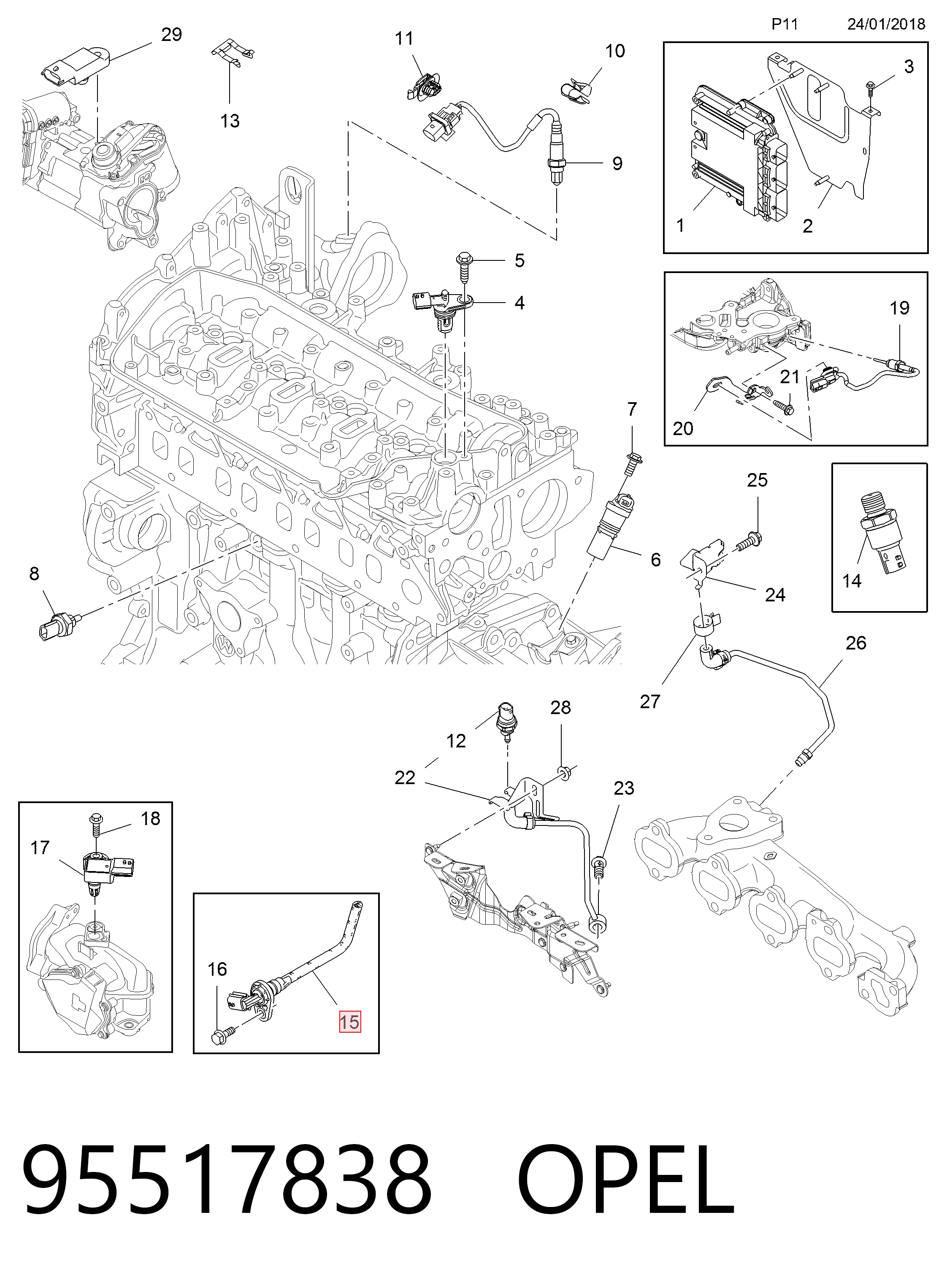  para Ford Kuga II (CBS)
