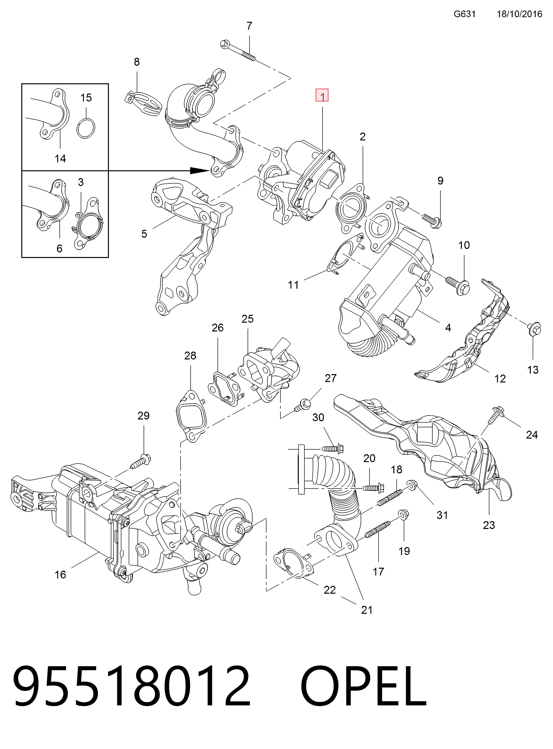95518012 Opel