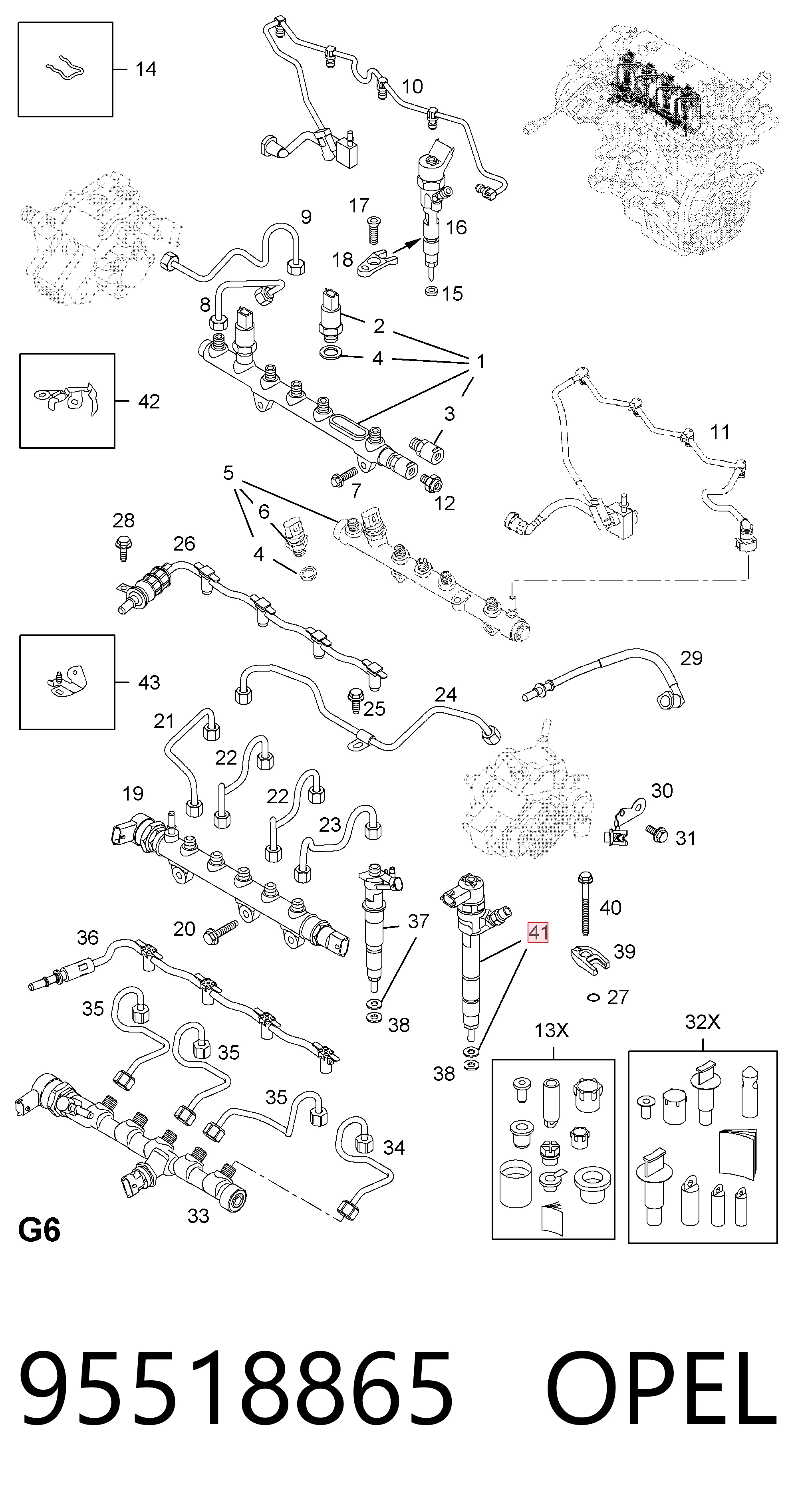 Injetor de injeção de combustível Nissan/Infiniti 1660000Q1J