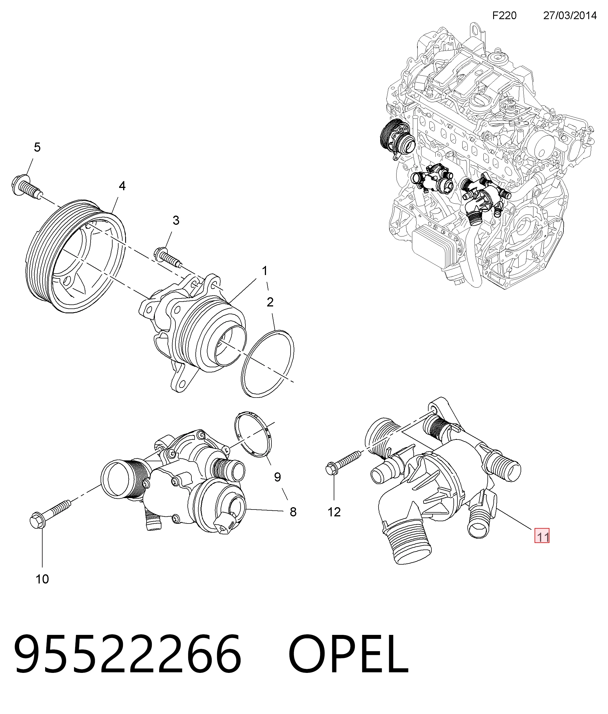 95522266 Opel